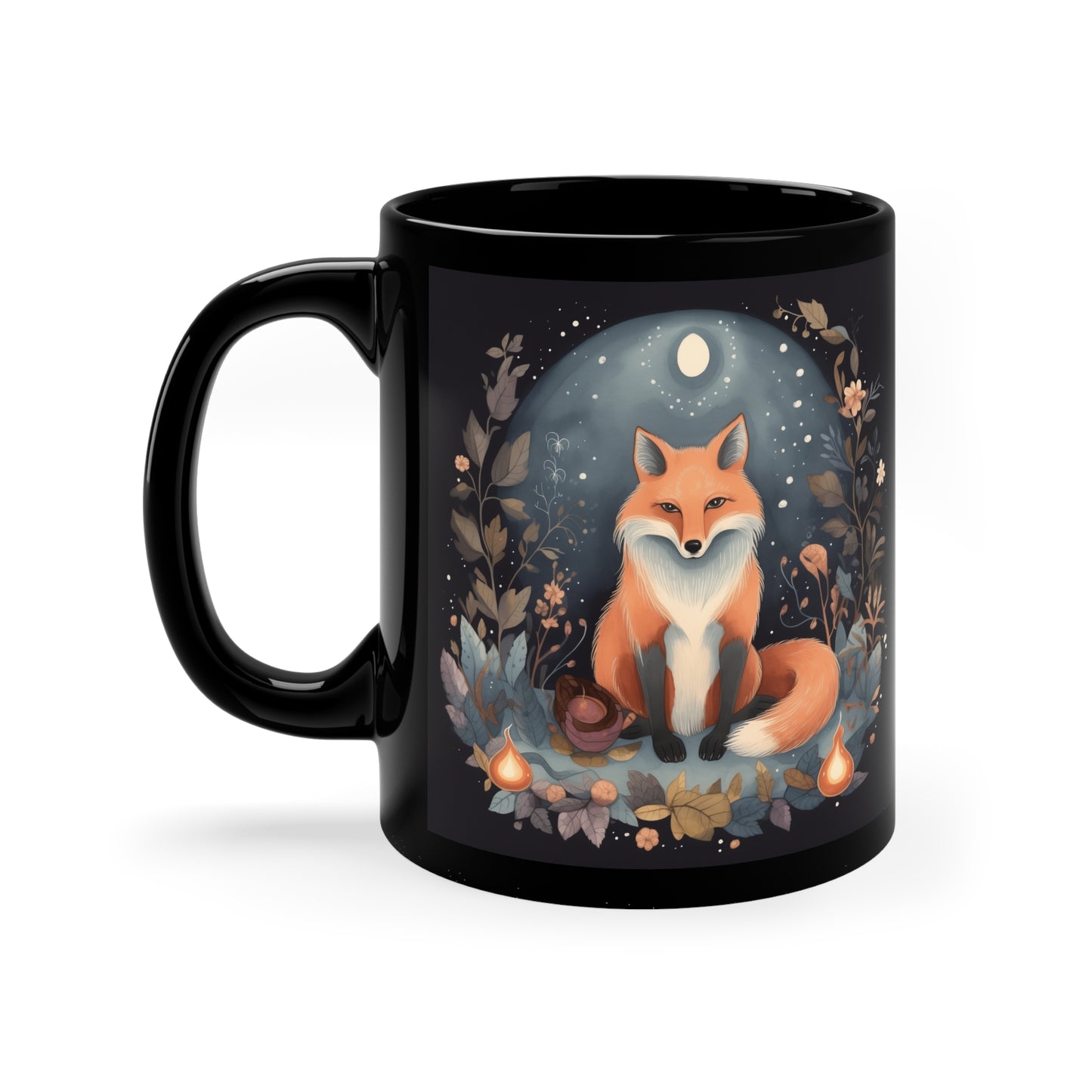 Fox in the Moonlight Mug