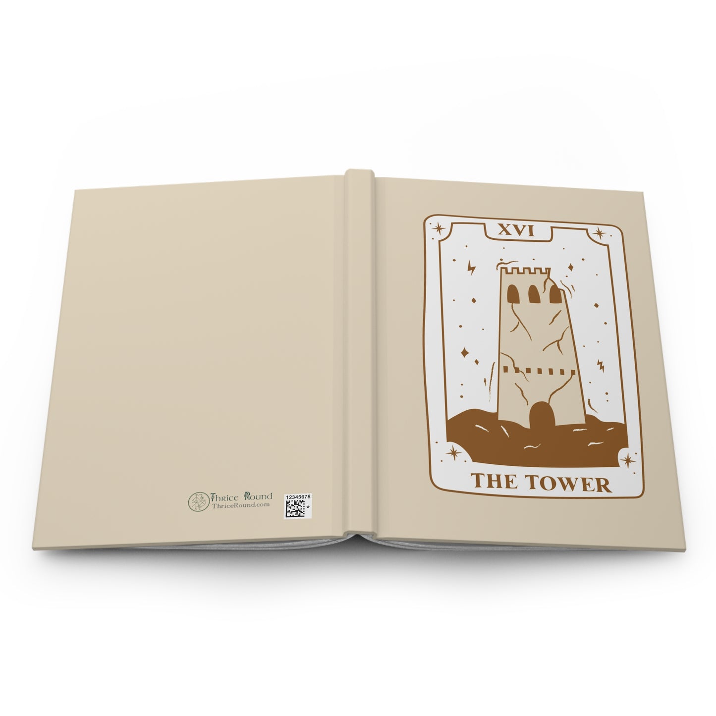The Tower Tarot Hardcover Notebook - Tarot journal