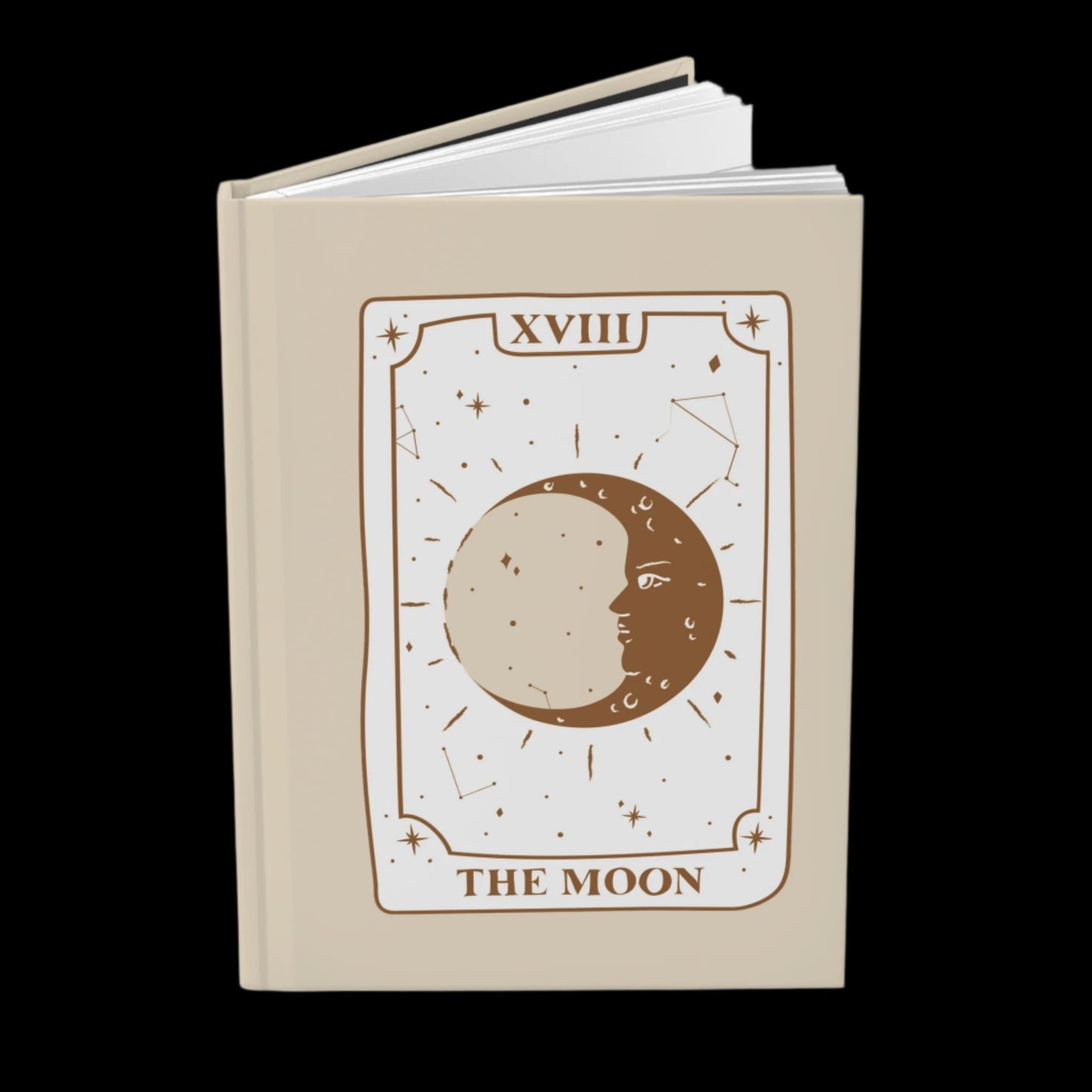 The Moon Tarot Hardcover Notebook - Tarot journal