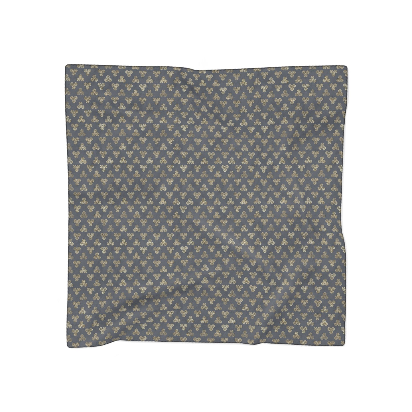 Triskele Witches Veil Blue | Witchy Head Scarf