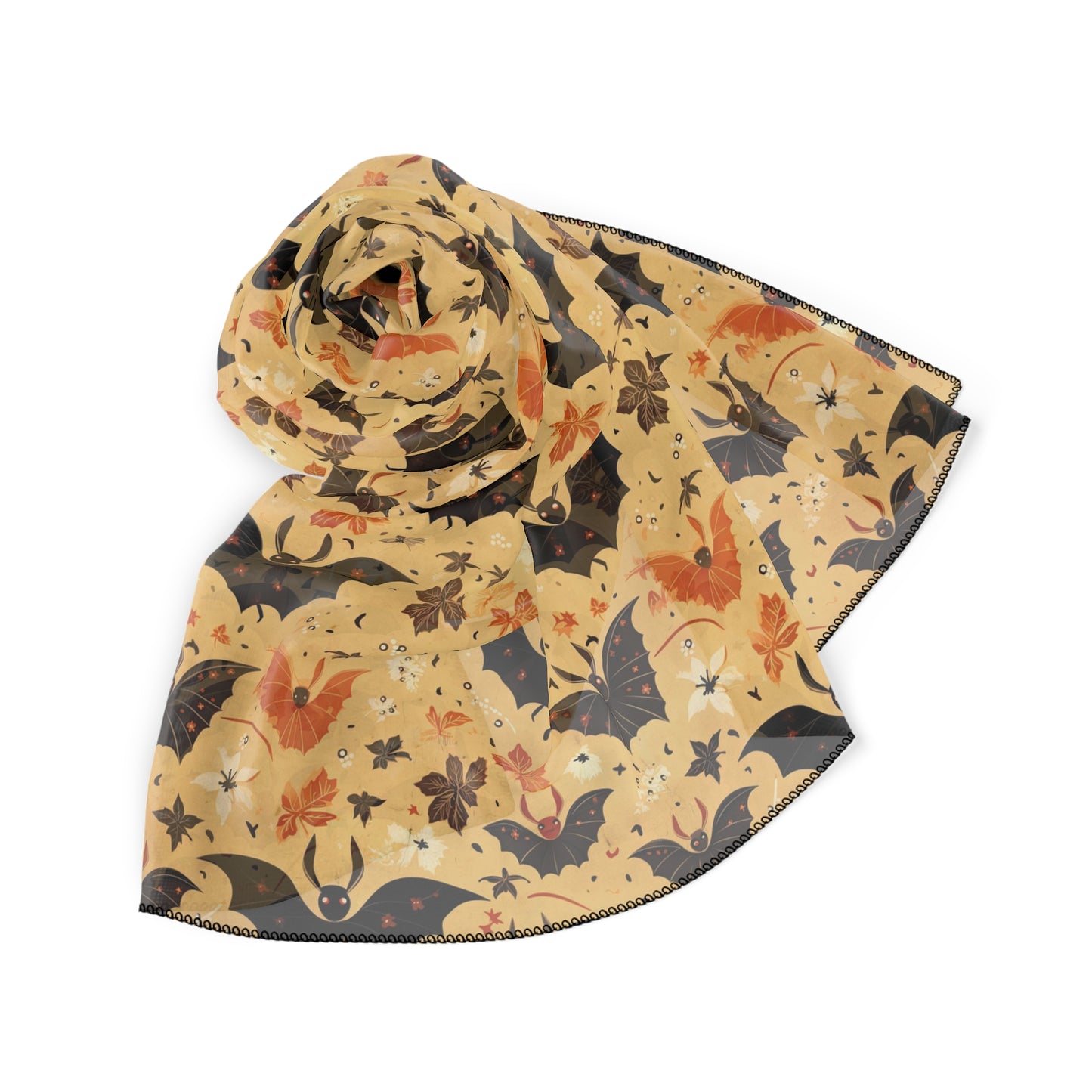 Cuter Bats Gothic Witches Veil | Witchy Pagan Scarf