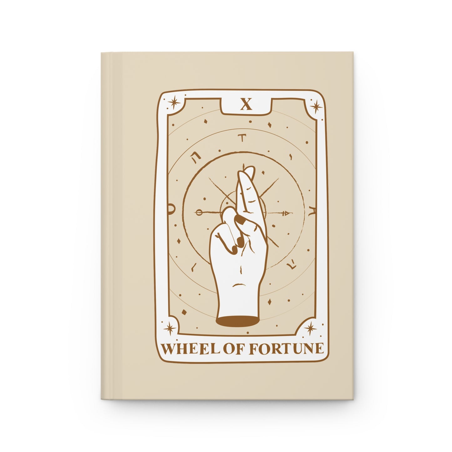 Wheel of Fortune Tarot Hardcover Notebook | Tarot journal | book of shadows | grimoire