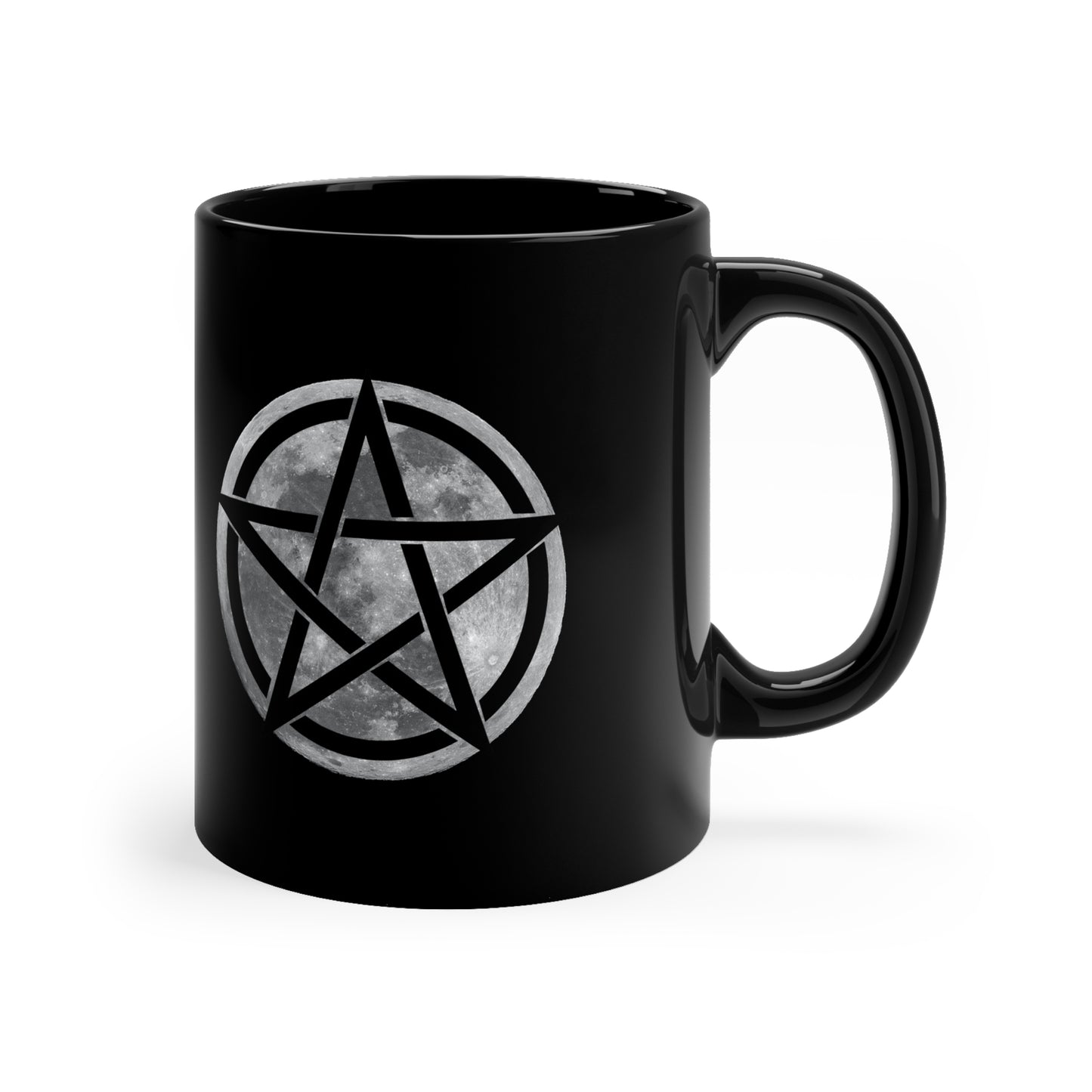 Full Moon Pentagram Mug