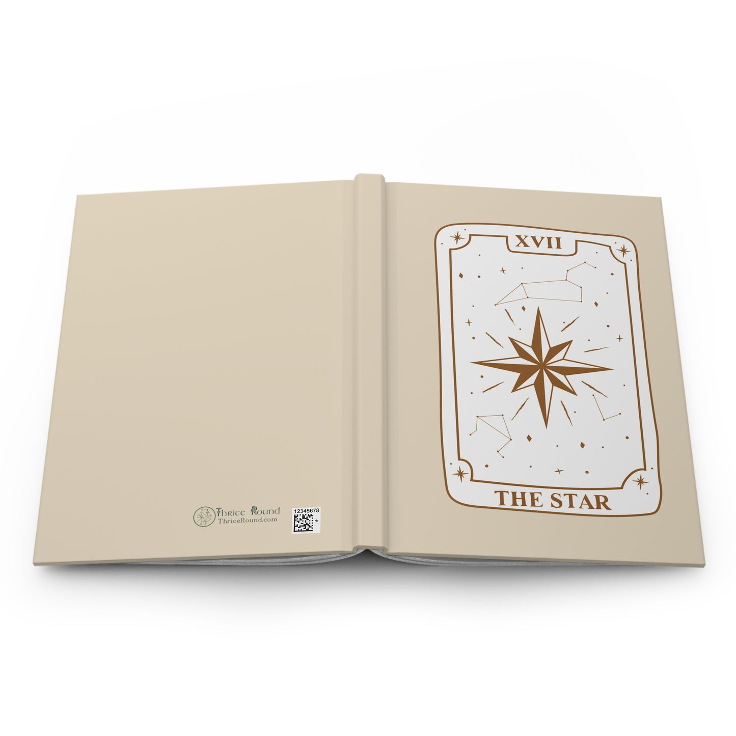 The Star Tarot Hardcover Notebook - Tarot journal, book of shadows, grimoire for witches, pagans, divination notes