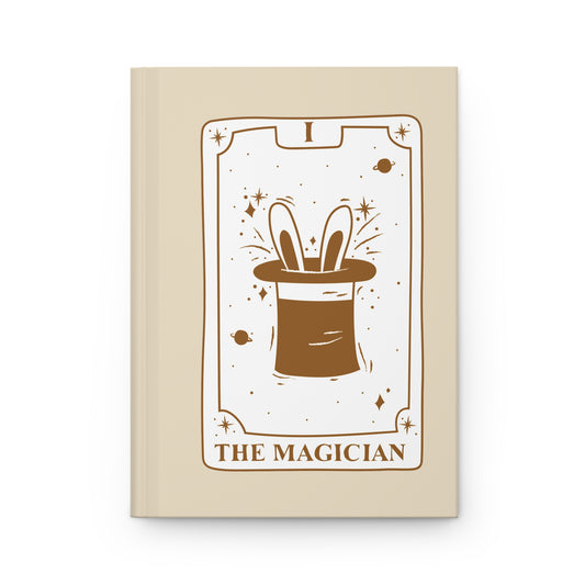 The Magician Tarot Hardcover Notebook - Tarot journal, book of shadows, grimoire for witches, pagans, divination notes
