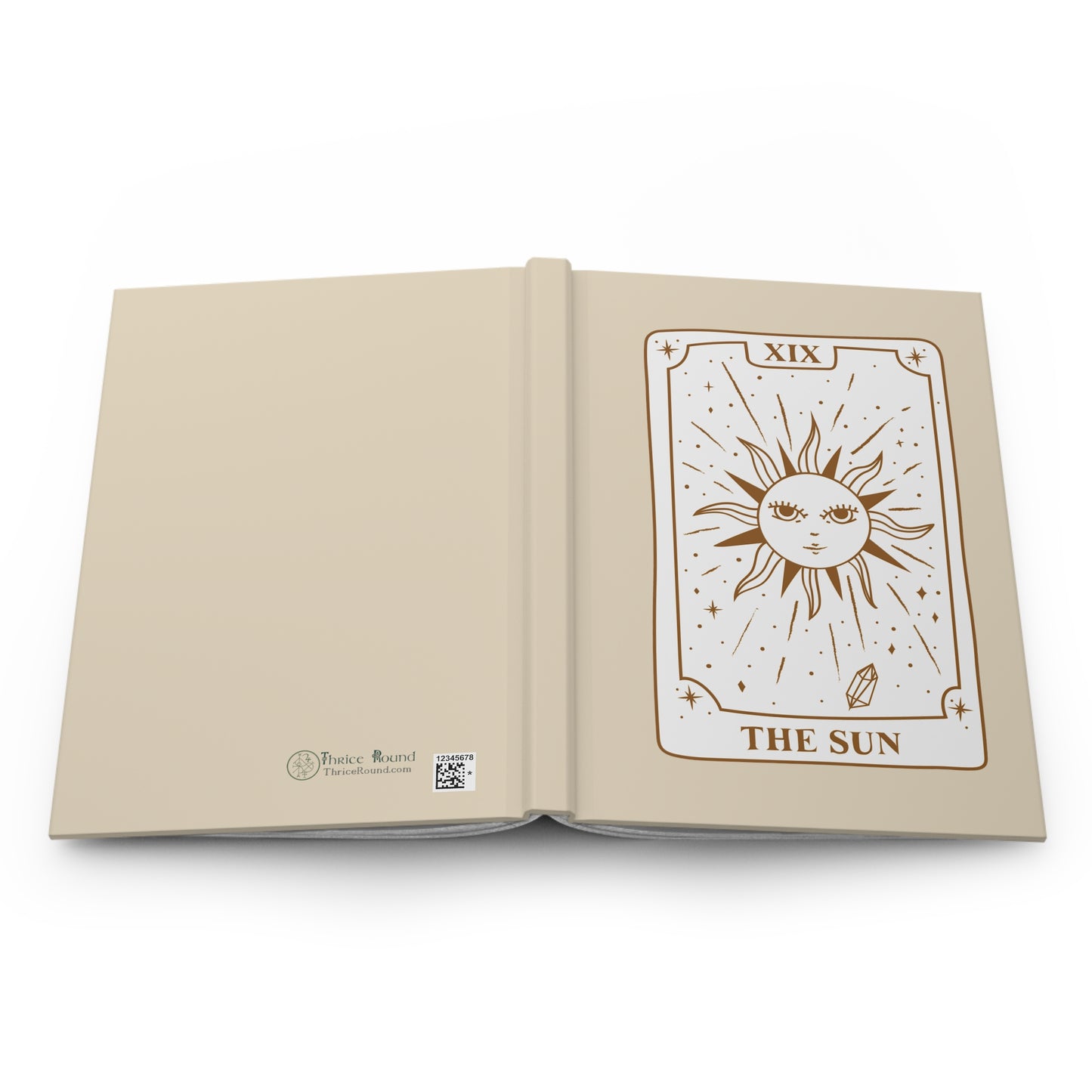 The Sun Tarot Hardcover Notebook - Tarot journal