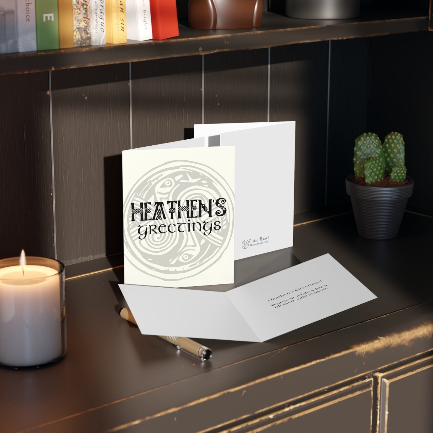 Heathen's Greetings! Celtic | Yule Greeting Cards (8, 16, and 24 pcs)