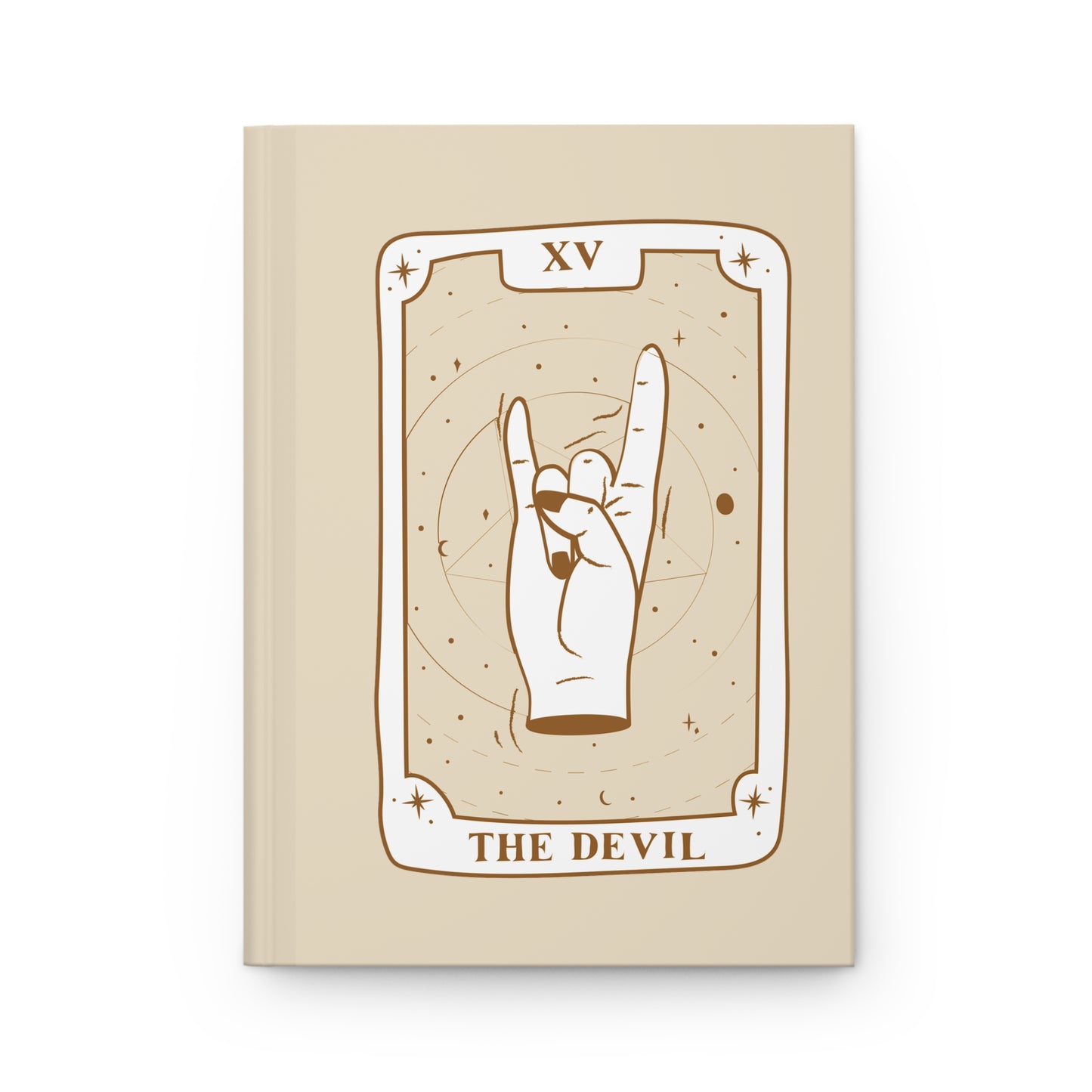 The Devil Tarot Hardcover Notebook | Tarot journal