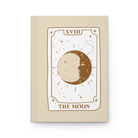 The Moon Tarot Hardcover Notebook - Tarot journal