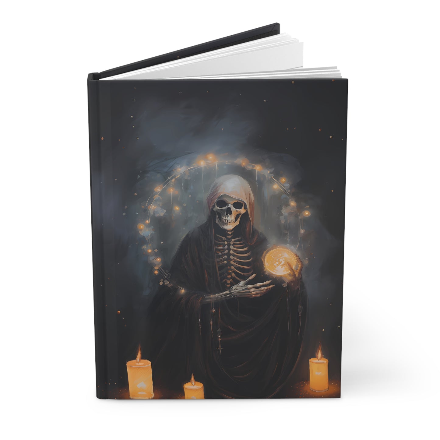 Death Witch | Skeletal Witch | Book of Shadows Hardcover | Grimoire