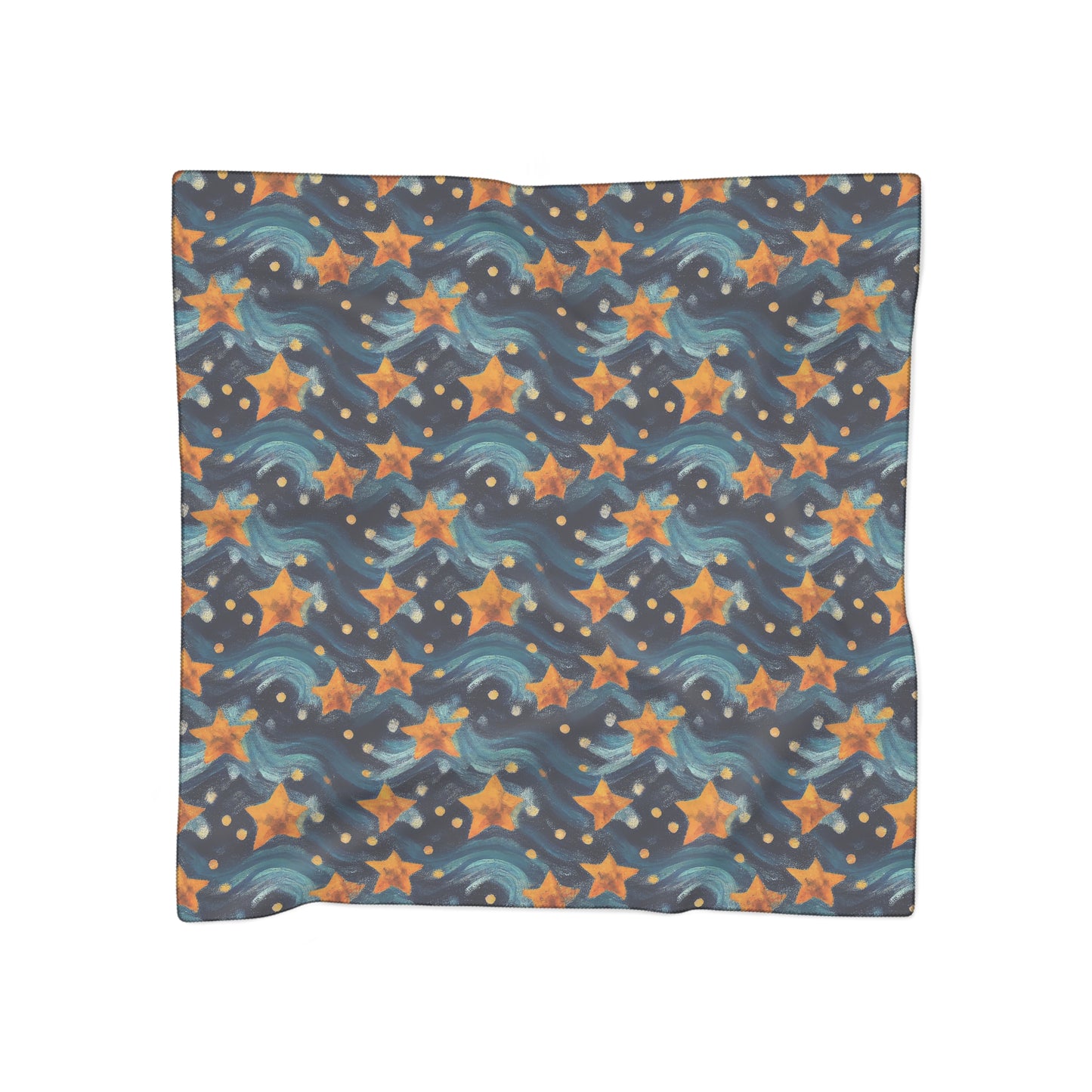 Stars & Swirls Witches Veil | Witchy Pagan Scarf