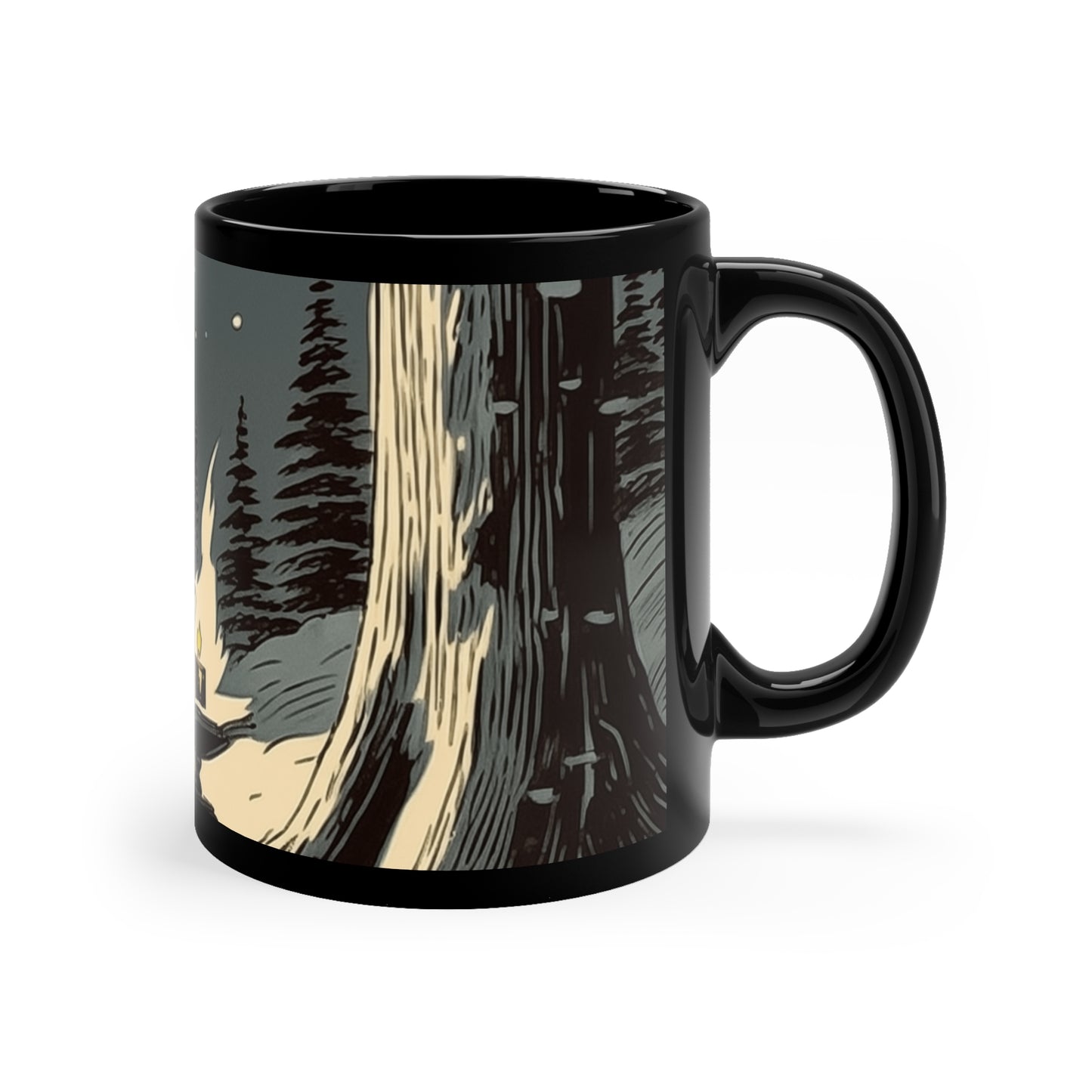 Vintage 59s Witch Mug