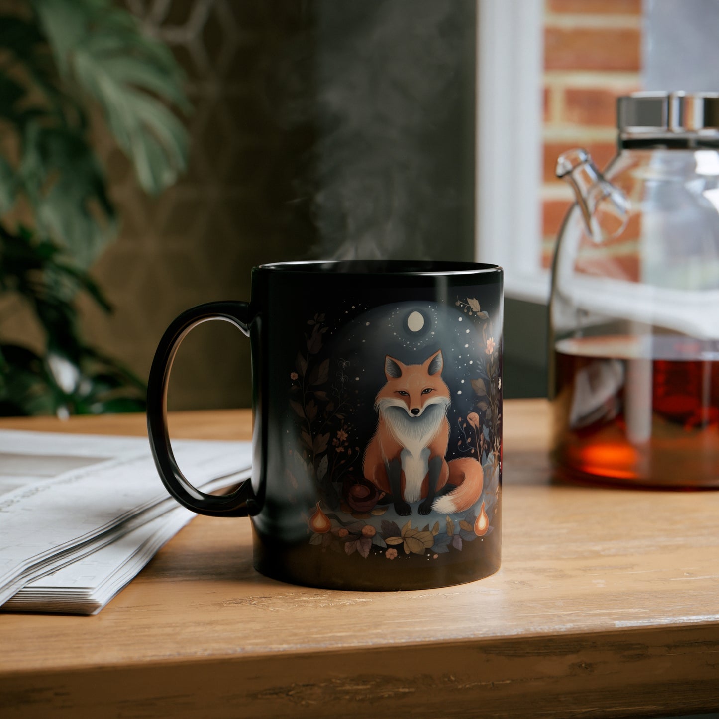 Fox in the Moonlight Mug
