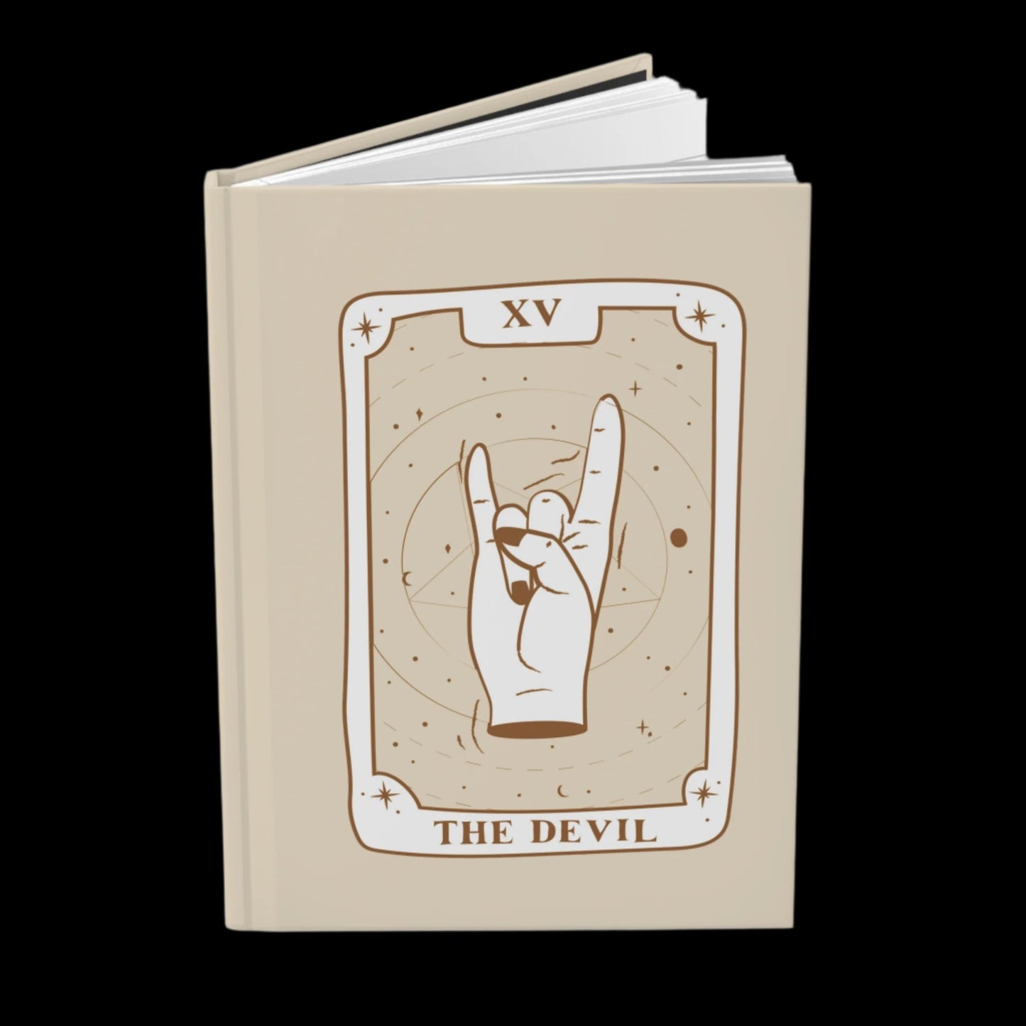 The Devil Tarot Hardcover Notebook | Tarot journal