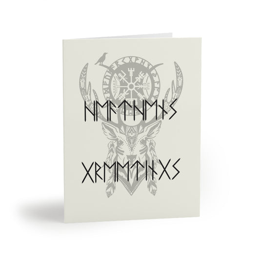 Heathen's Greetings! Futhark | Yule Greeting Cards (8, 16, and 24 pcs)