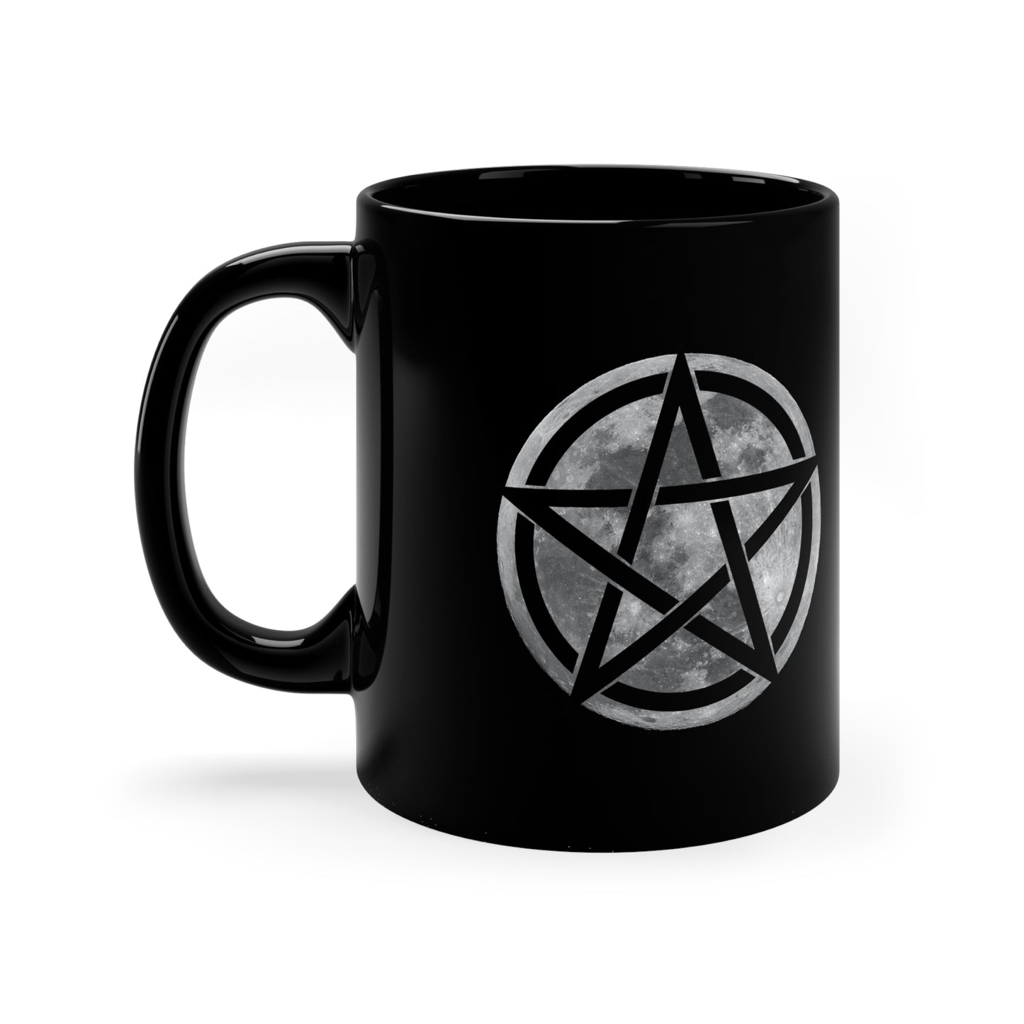 Full Moon Pentagram Mug