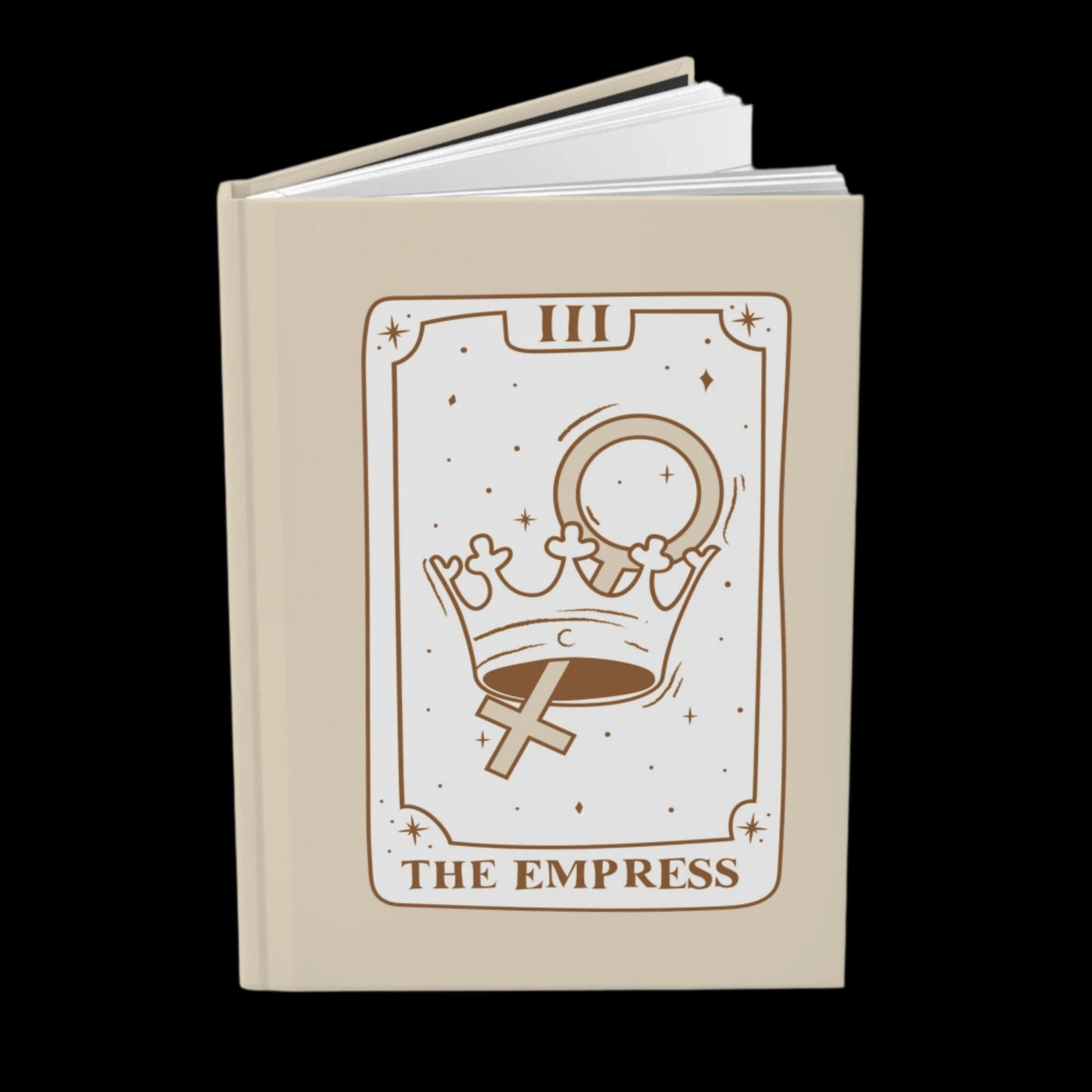 The Empress Tarot Hardcover Notebook - Tarot journal