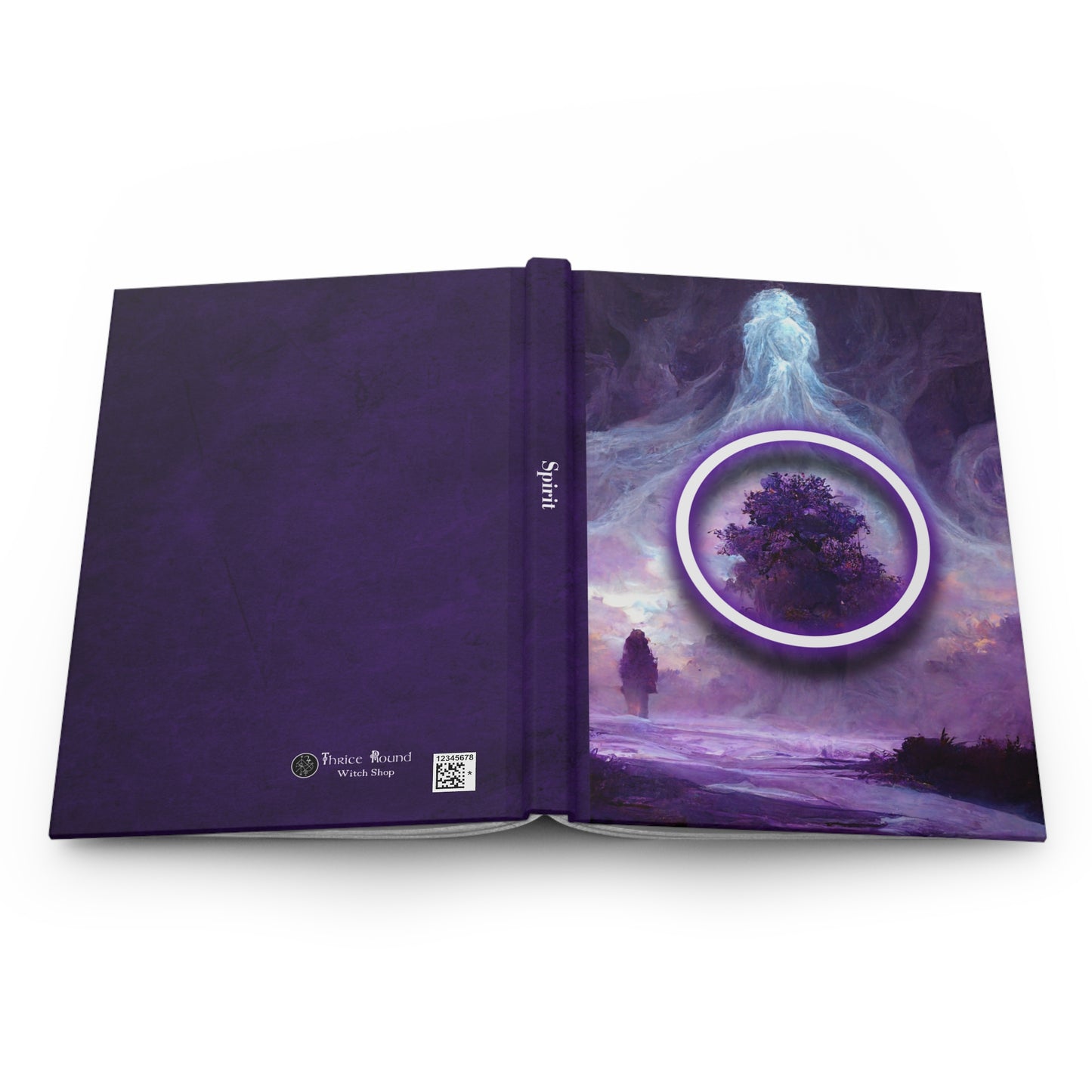 Elemental Book of Shadows - SPIRIT - Hardcover Grimoire for Witches, Pagans, Wiccans