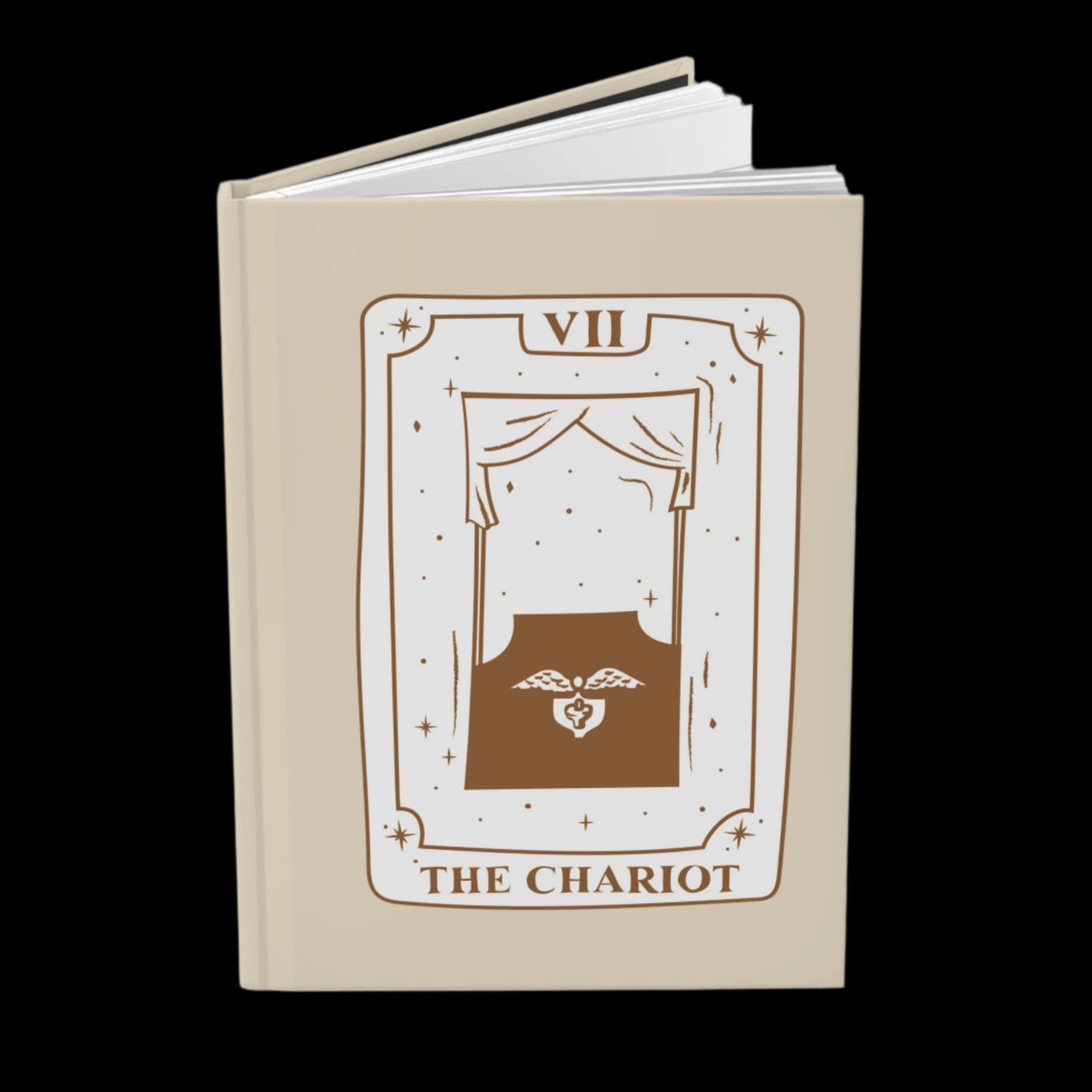 The Chariot Tarot Hardcover Notebook | Tarot journal