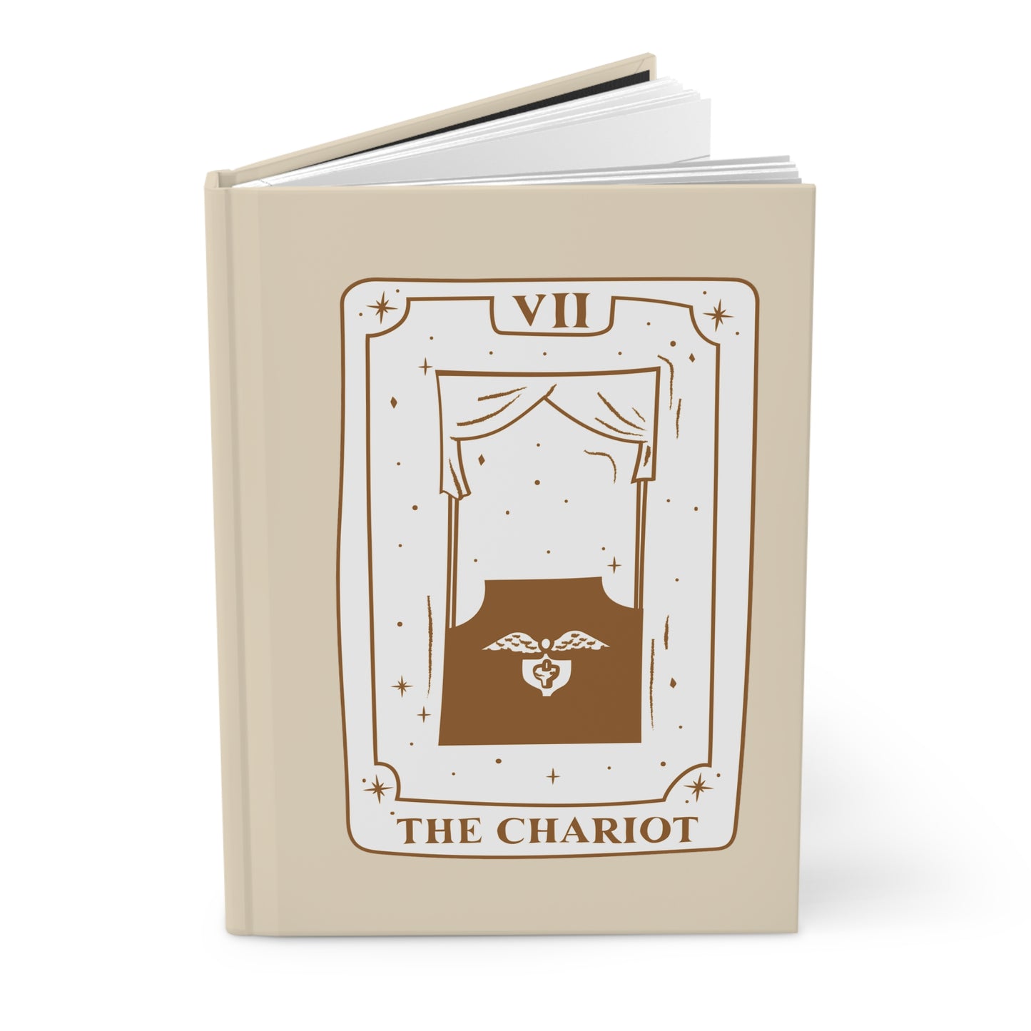 The Chariot Tarot Hardcover Notebook | Tarot journal