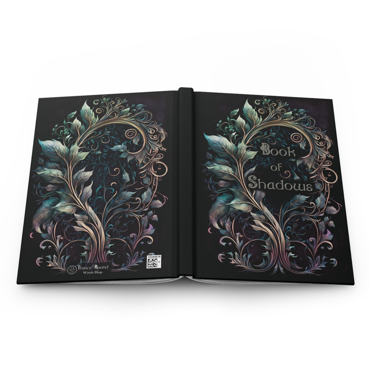 Hardcover Journal - Book of Shadows Fairy Inspired Grimoire - 150 Lined Pages
