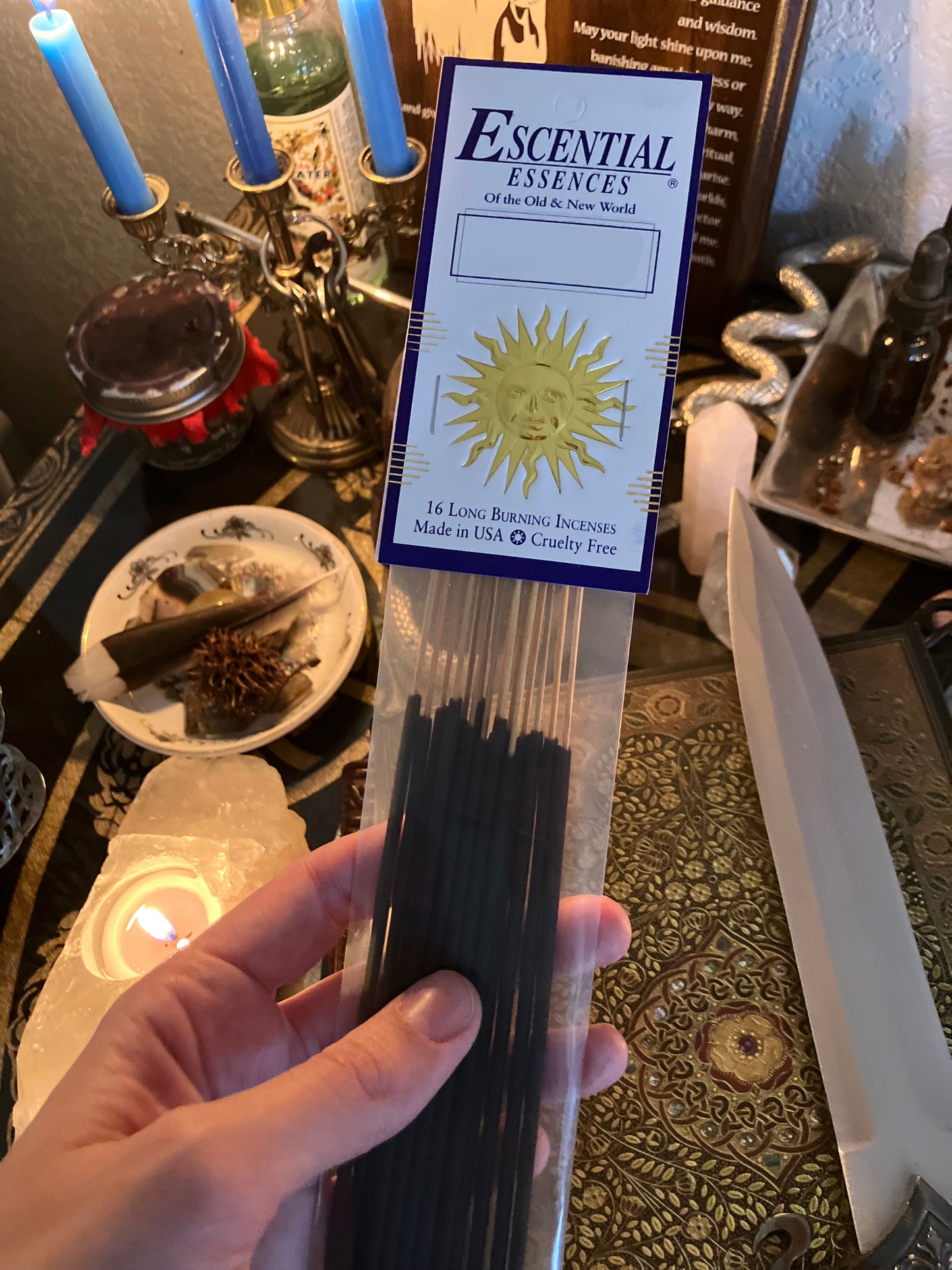 Tribal Coconut Escential Essences Incense Sticks 16 pack