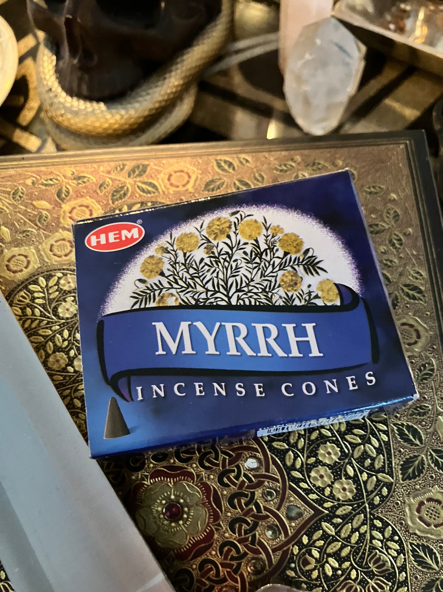 Myrrh Cone Incense 10 Cones by HEM