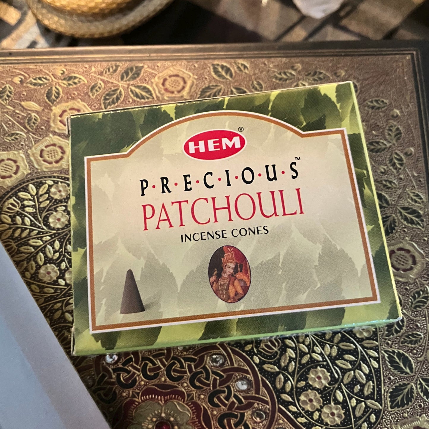 Patchouli Cone Incense 10 Cones by HEM