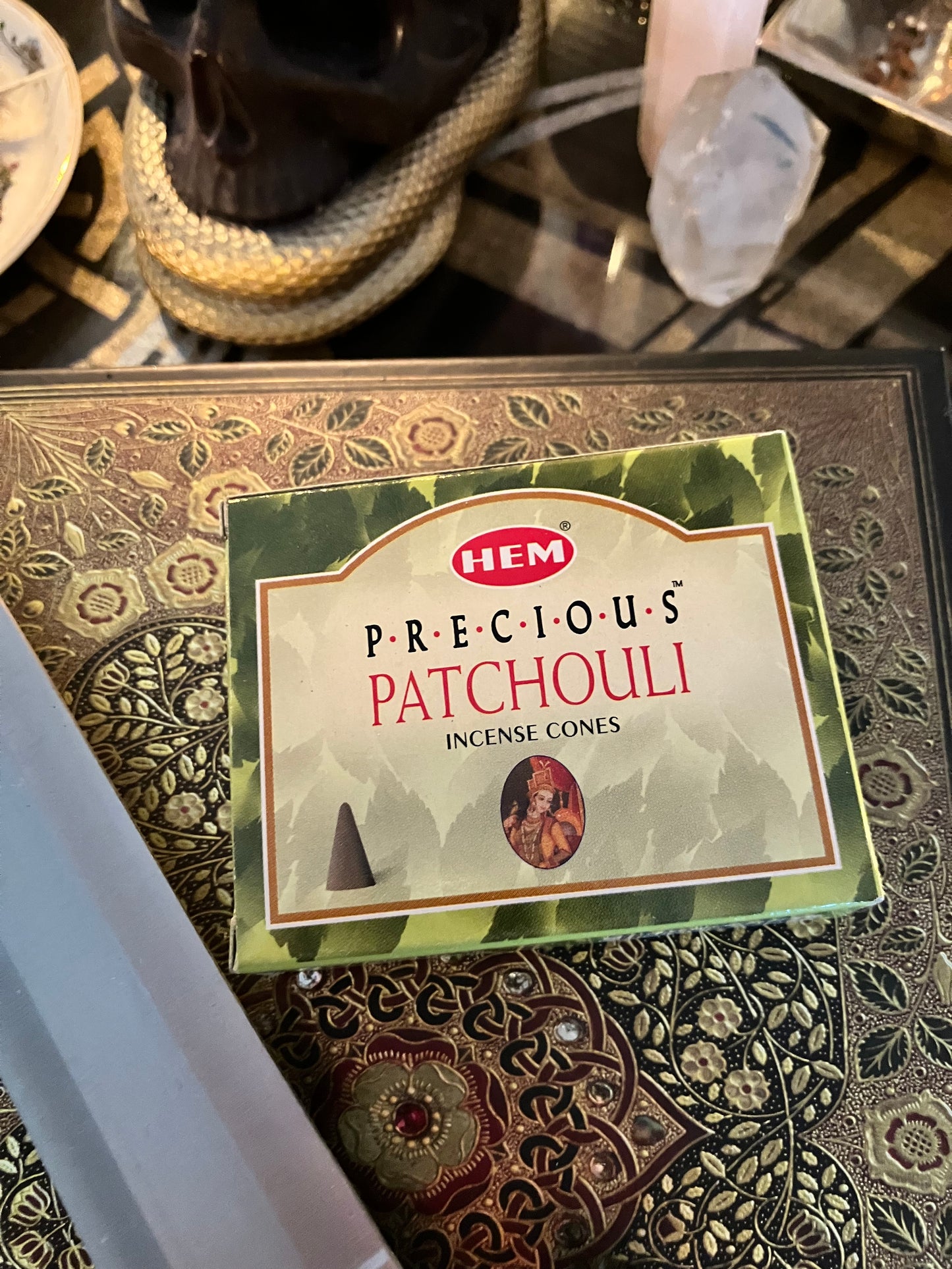Patchouli Cone Incense 10 Cones by HEM