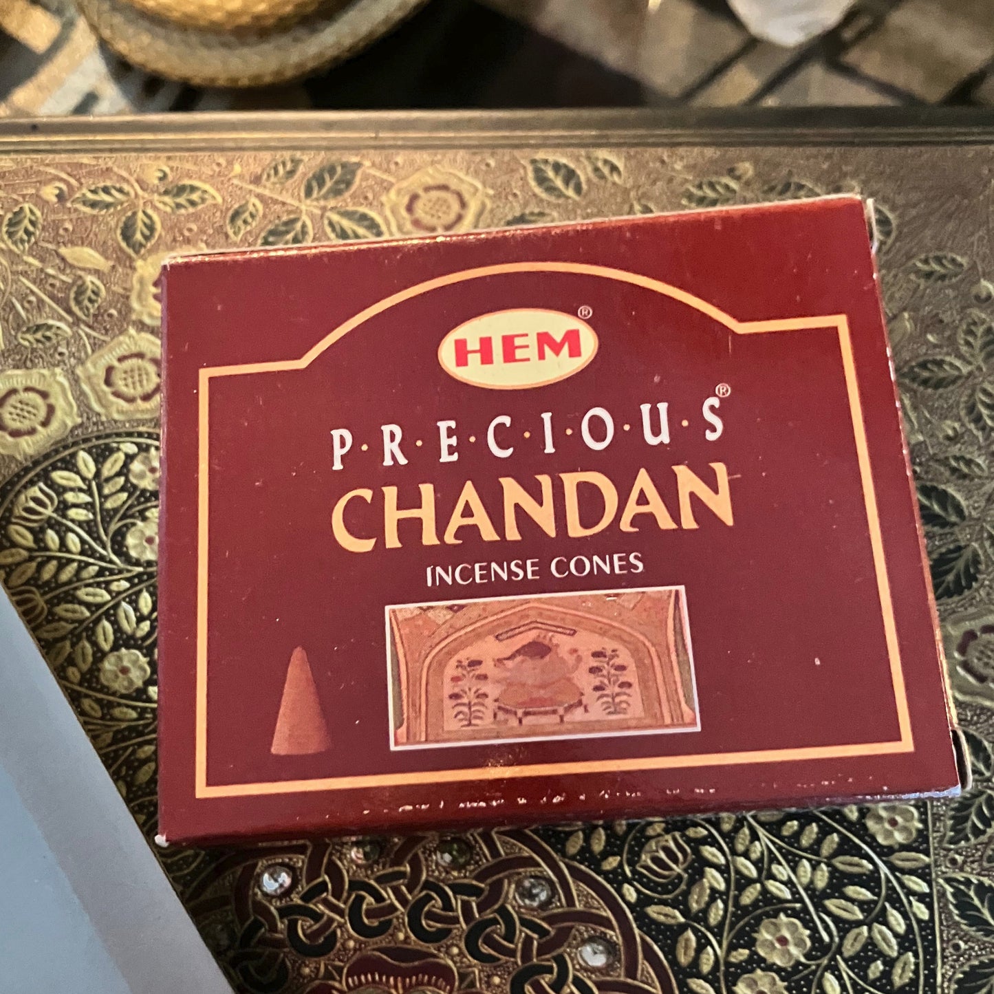 Precious Chandan Cone Incense 10 Cones by HEM