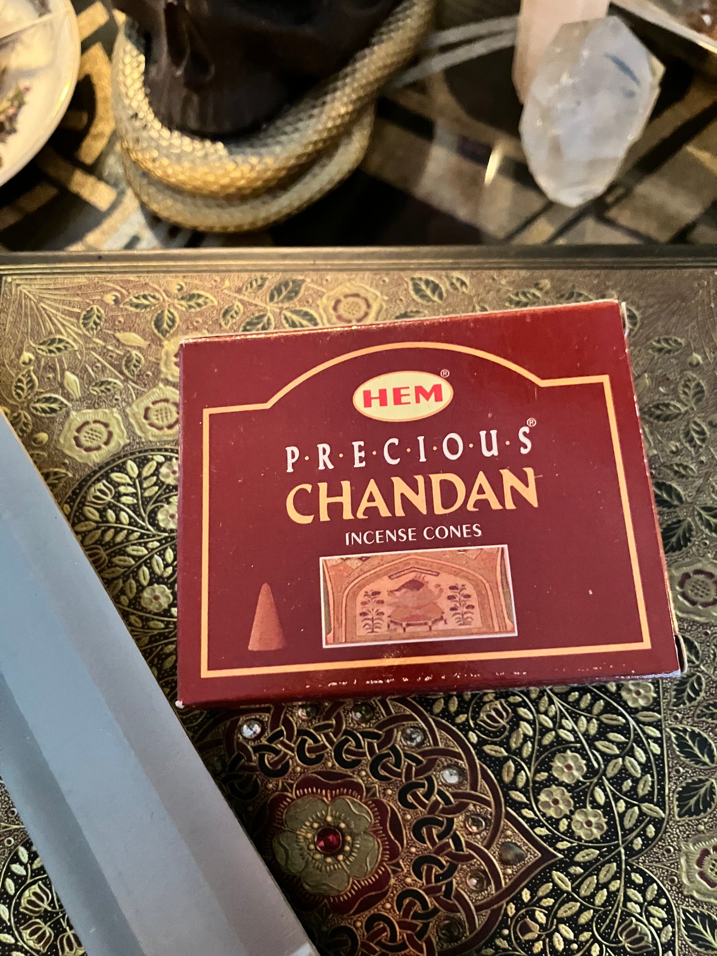 Precious Chandan Cone Incense 10 Cones by HEM