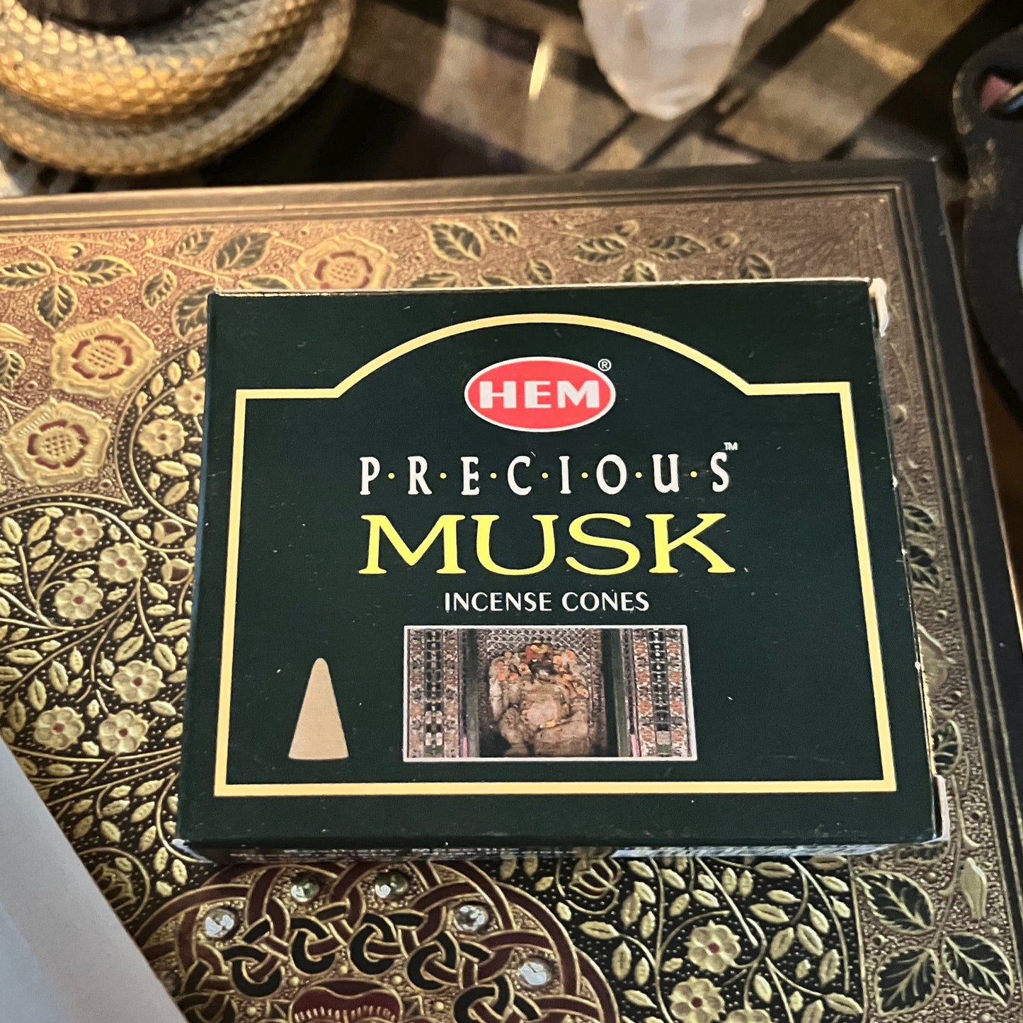 Musk Cone Incense 10 Cones by HEM