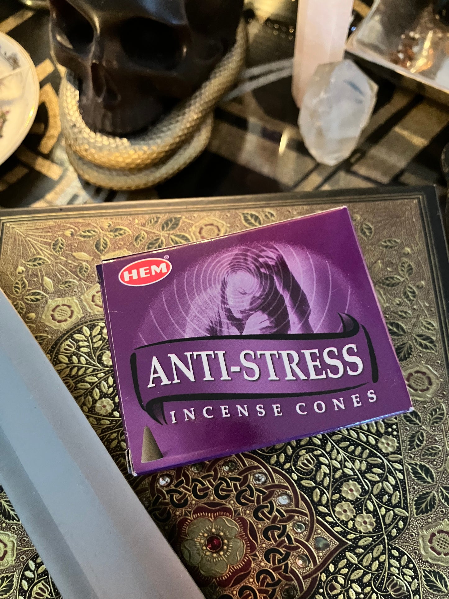 Anti-Stress Cone Incense 10 Cones by HEM