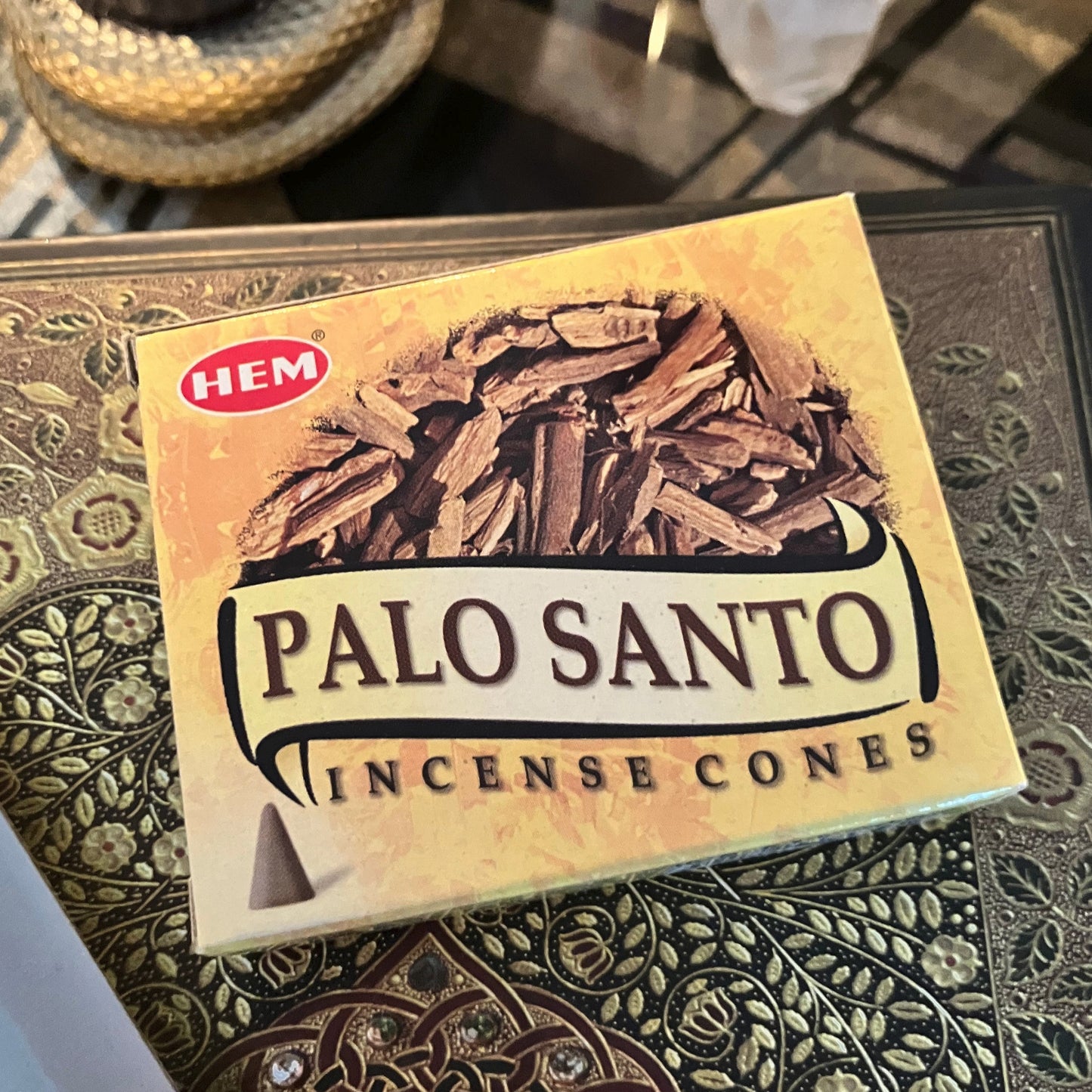 Palo Santo Cone Incense 10 Cones by HEM