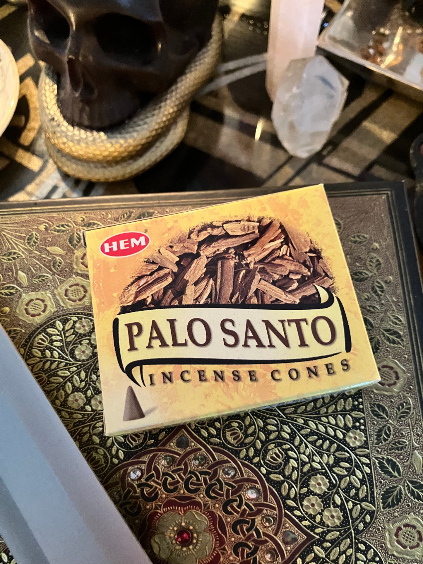 Palo Santo Cone Incense 10 Cones by HEM