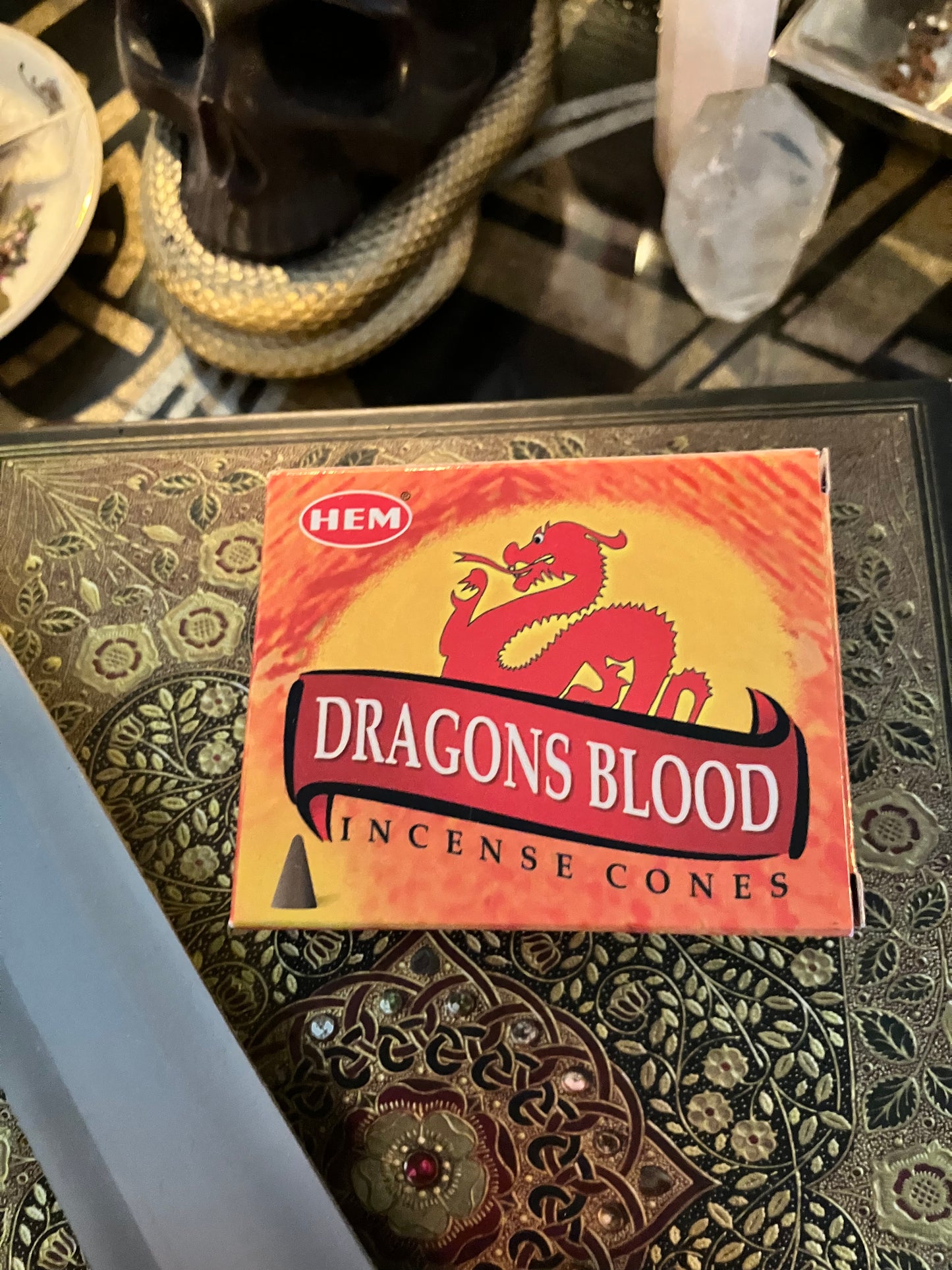 Dragon's Blood Cone Incense 10 Cones by HEM
