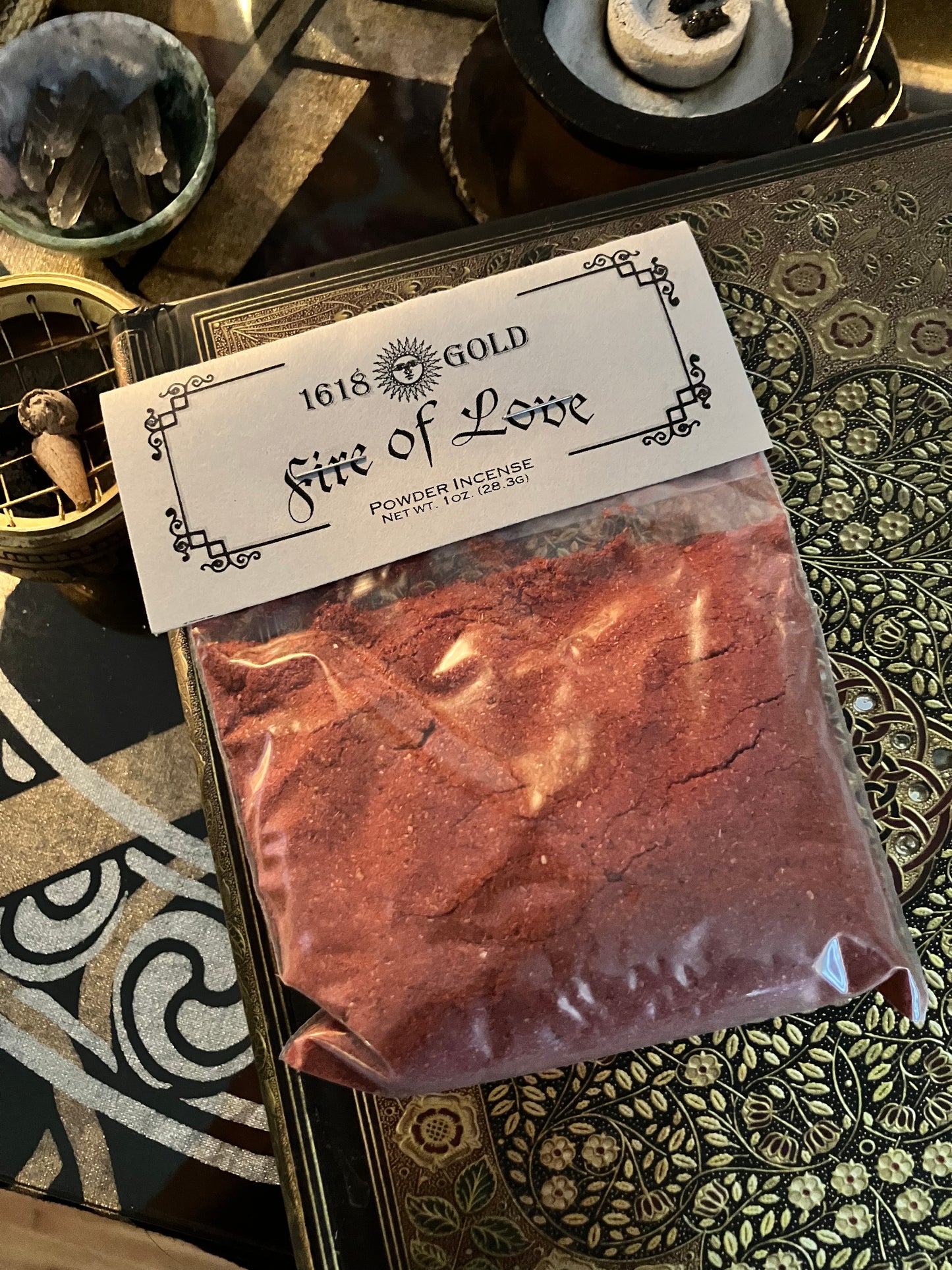 1oz Fire of Love powder incense