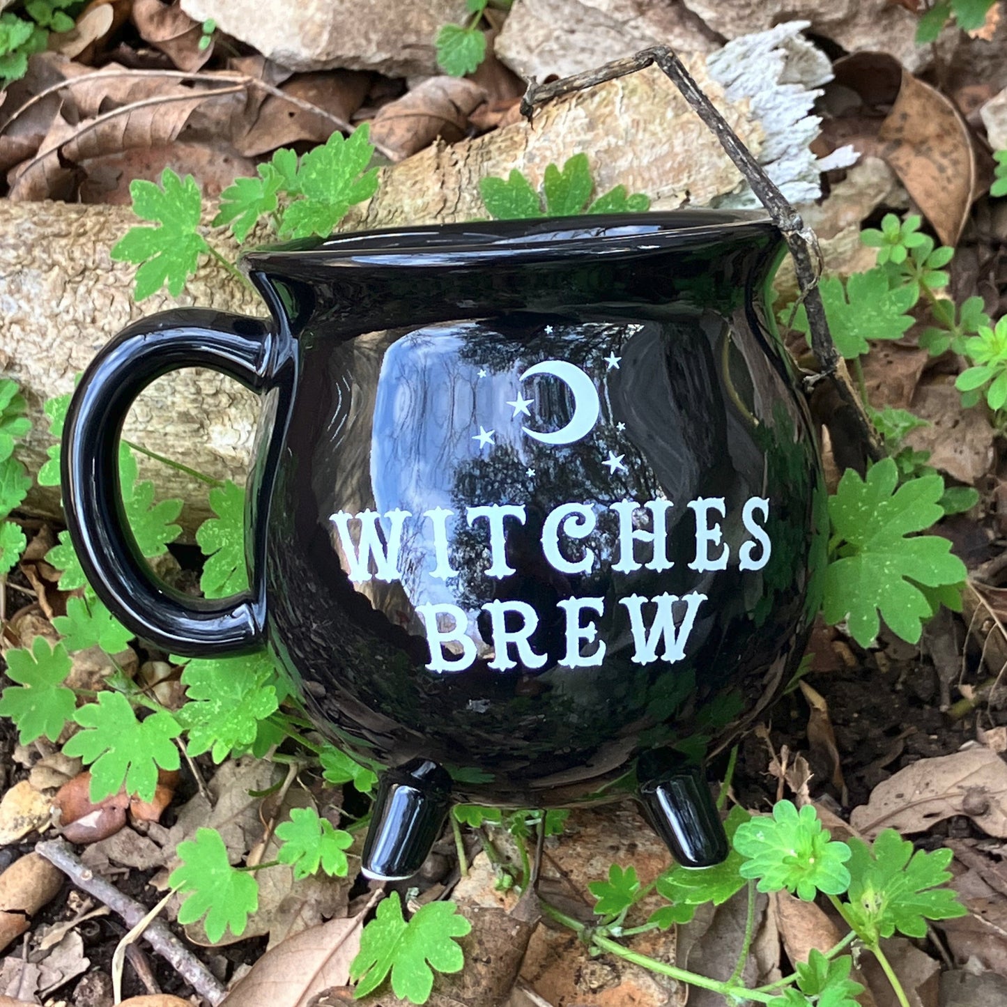 Witches Brew Black Cauldron Mug