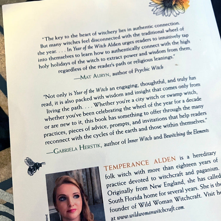 Year of the Witch: Connecting with Nature's Seasons through Intuitive Magick by Temperance Alden