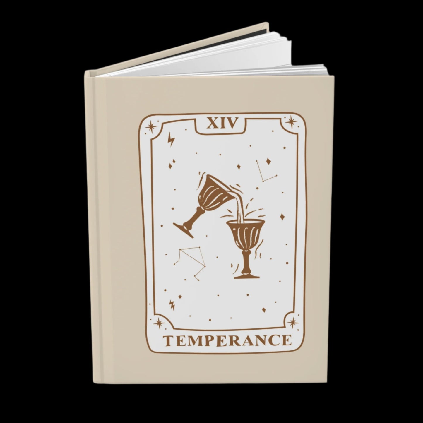 Temperance Tarot Hardcover Notebook | Tarot journal