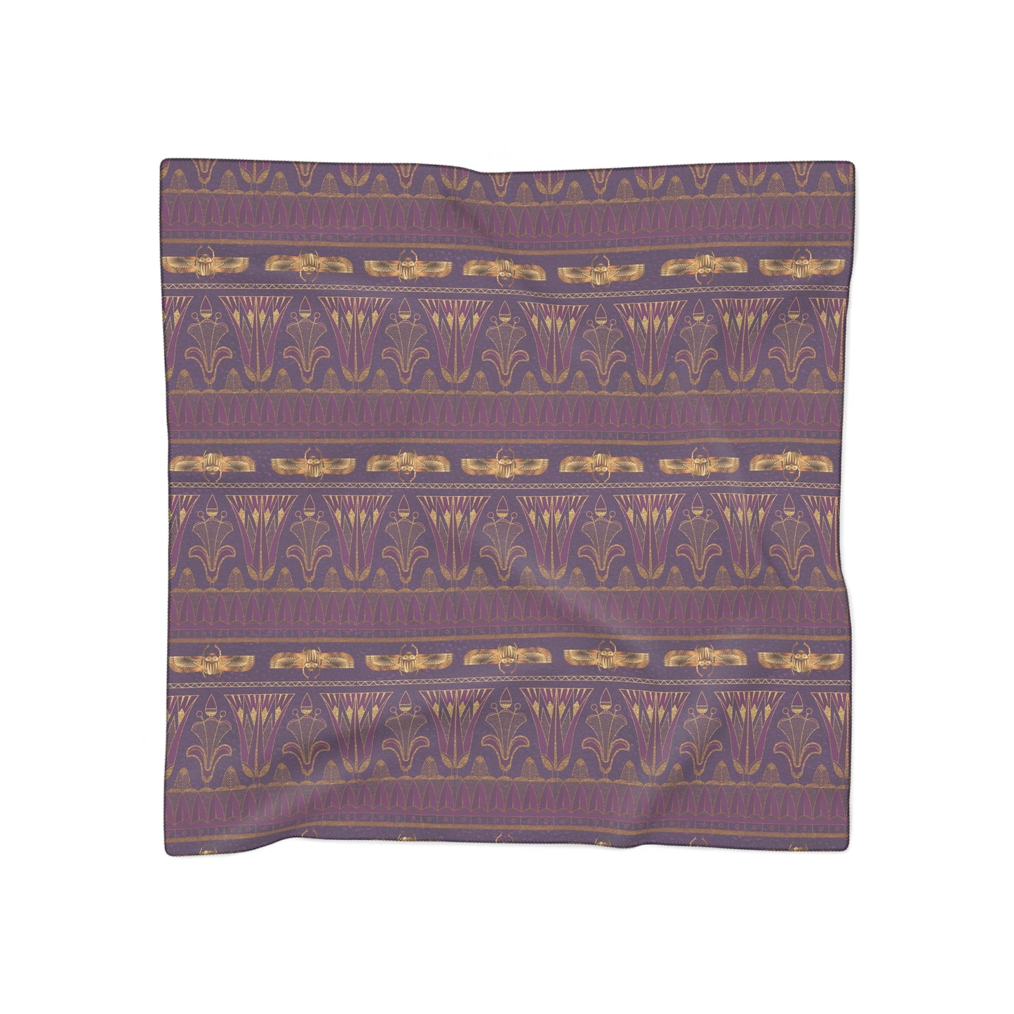 Egyptian Flower & Scarab Witches Veil | Pagan Witchy Scarf