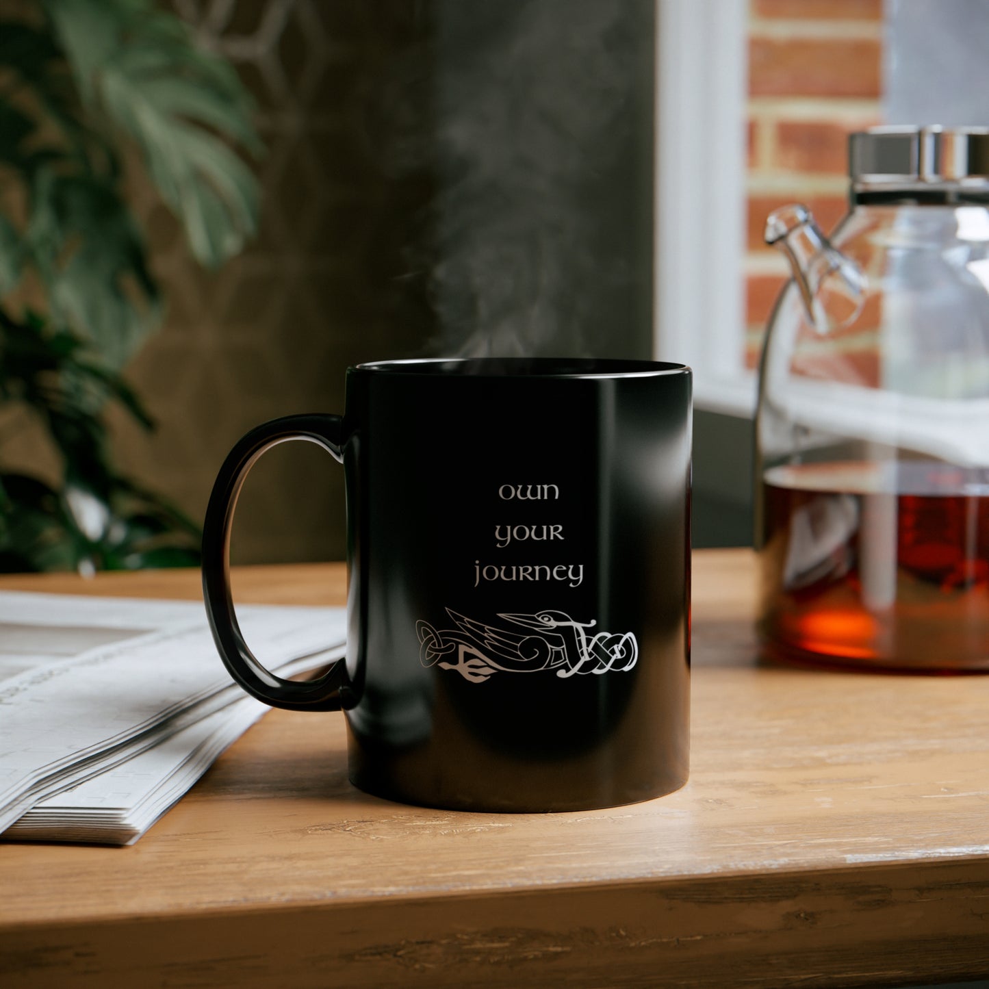 Own Your Journey Celtic Design Mug | Inspirational