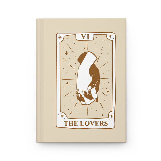 The Lovers Tarot Hardcover Notebook | Tarot journal