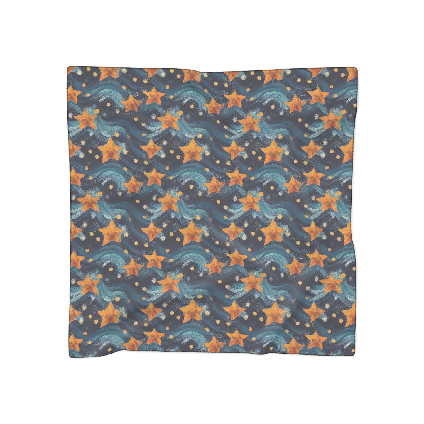 Stars & Swirls Witches Veil | Witchy Pagan Scarf
