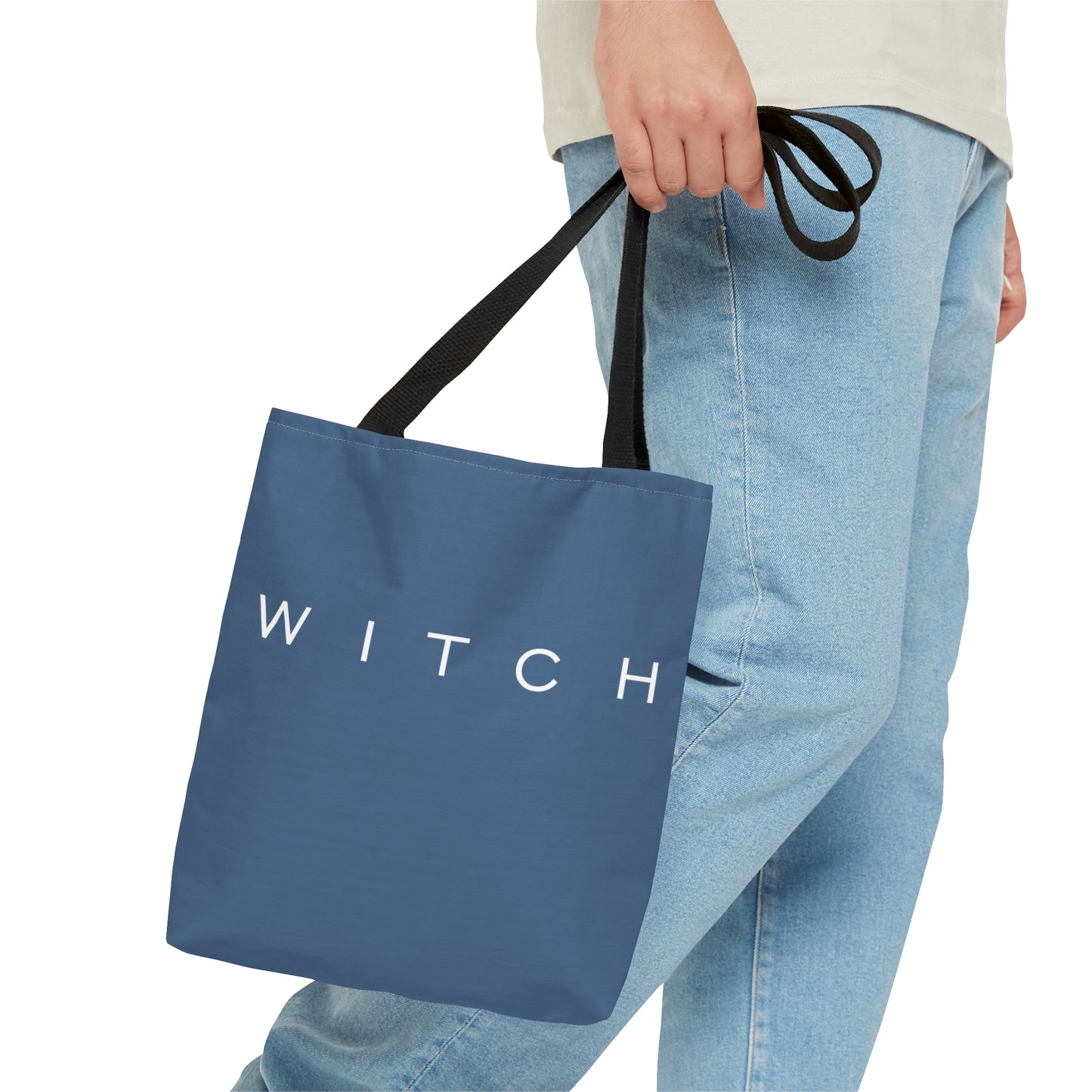 Blue WITCH tote - Creativity