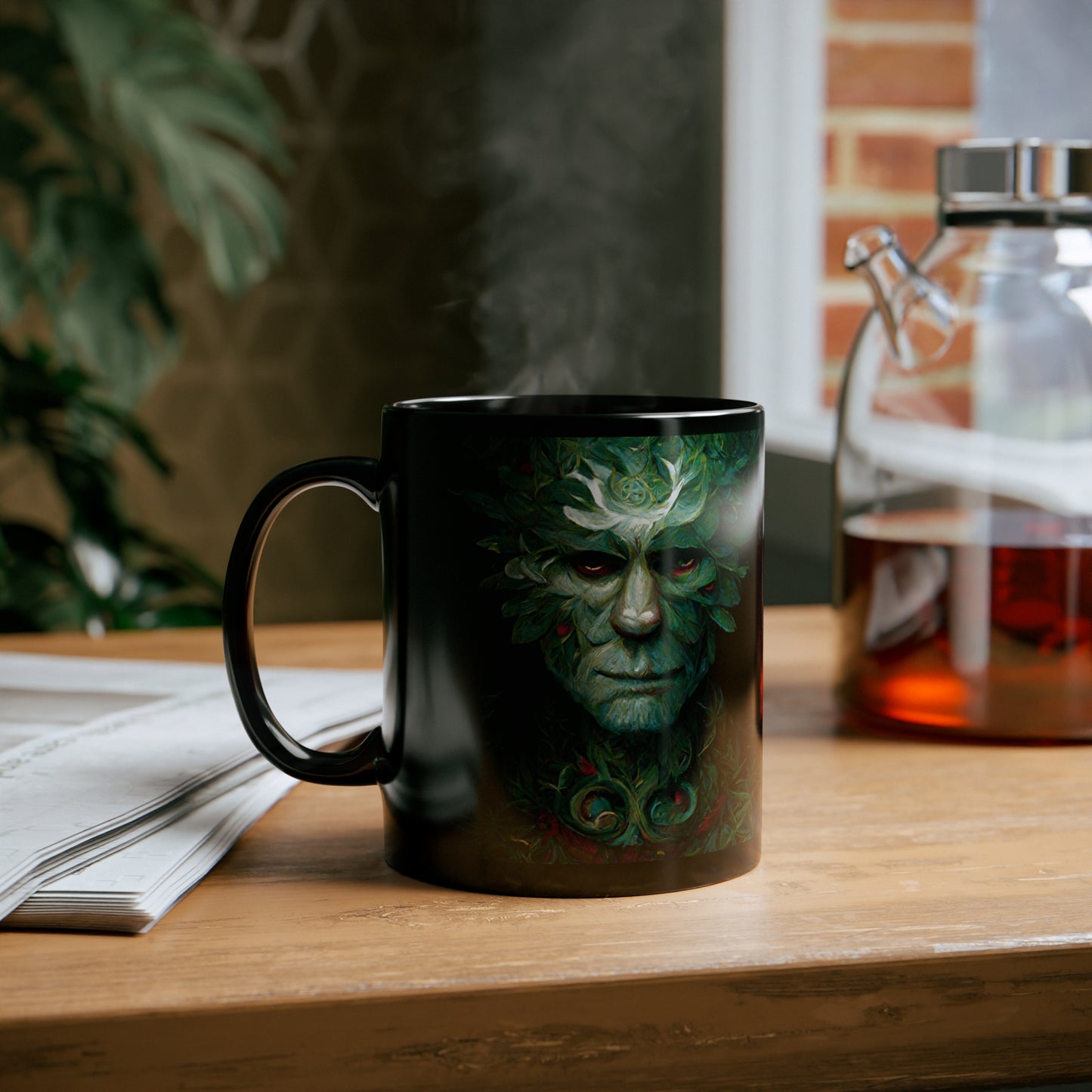 Green Man Mug