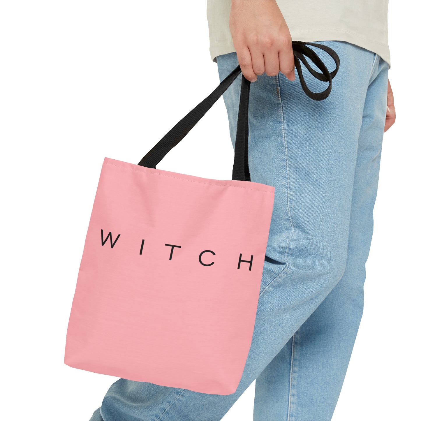 Pink WITCH tote - Love