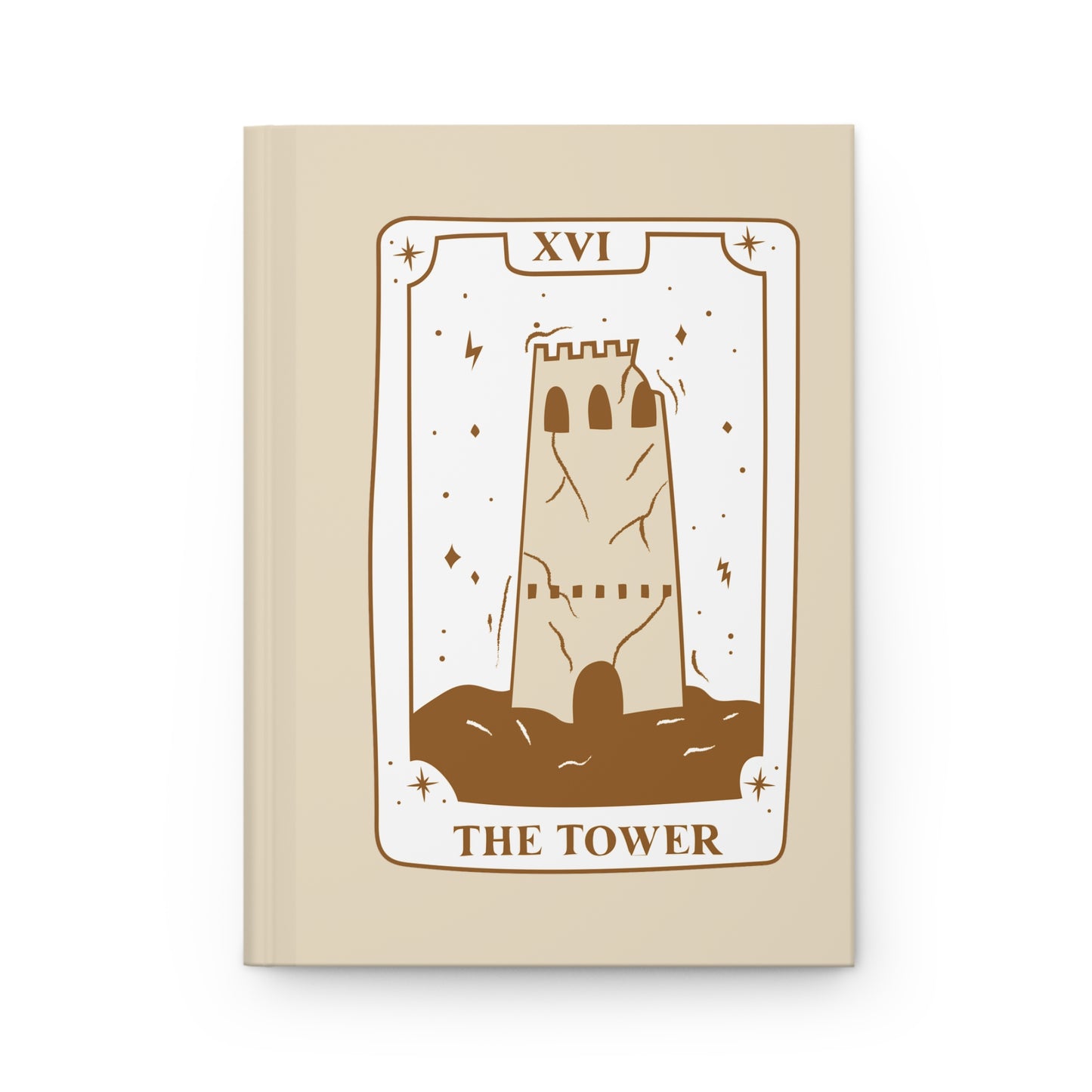 The Tower Tarot Hardcover Notebook - Tarot journal