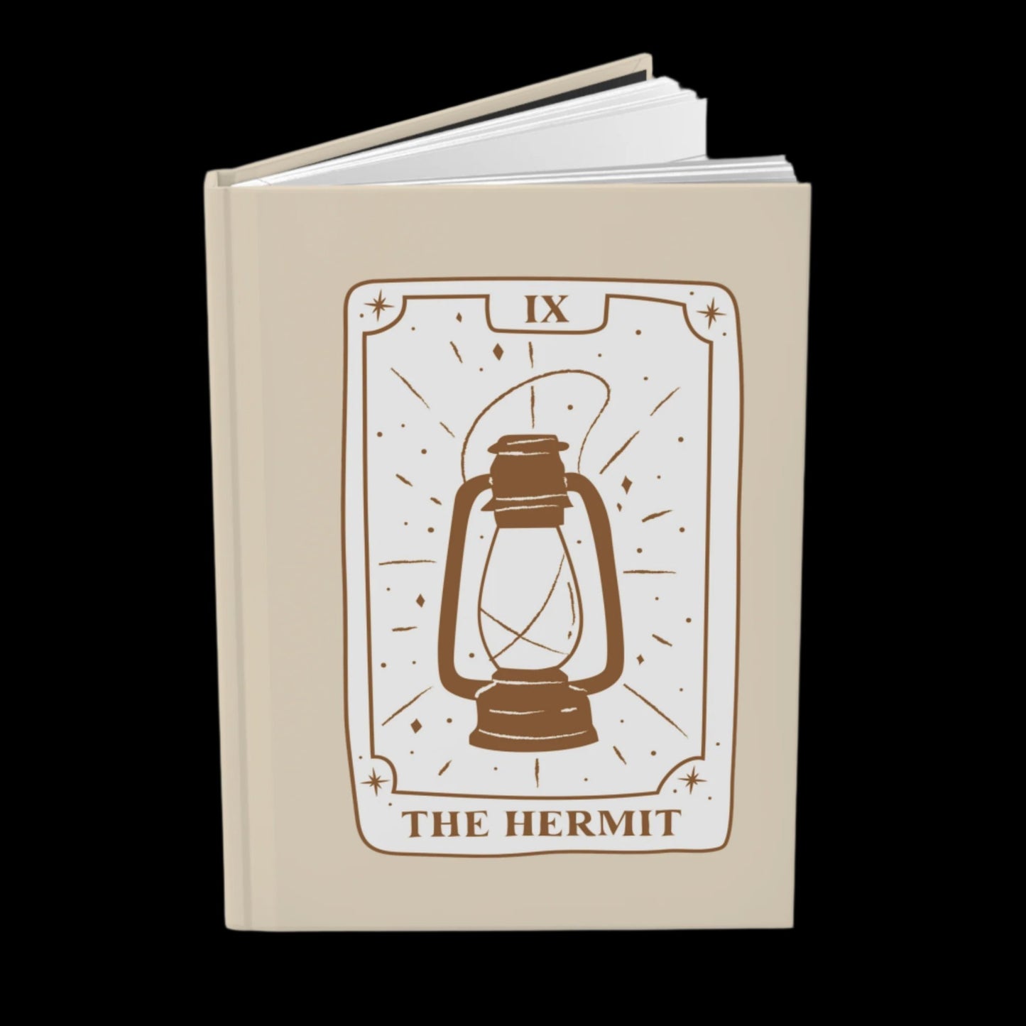 The Hermit Tarot Hardcover Notebook | Tarot journal