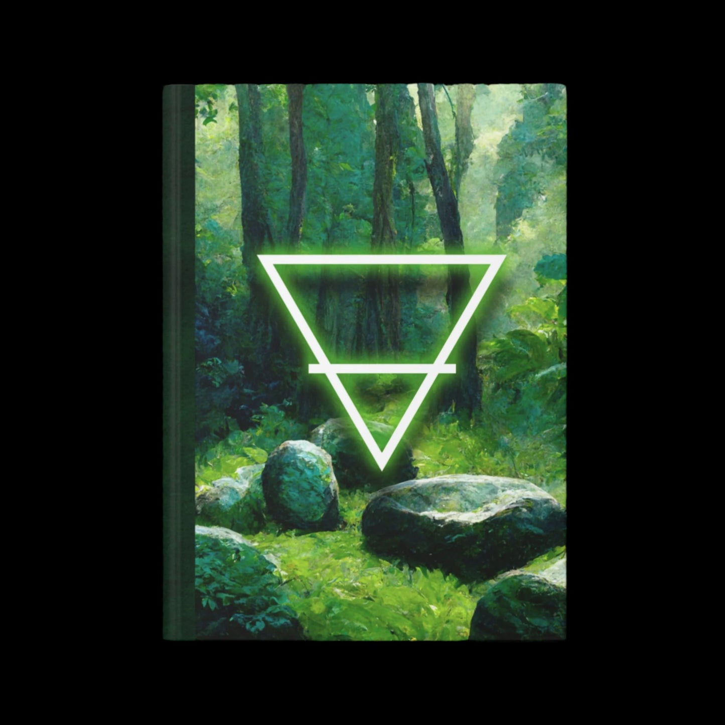 Elemental Book of Shadows - EARTH - Hardcover Grimoire for Witches, Pagans, Wiccans - 150 lined page notebook